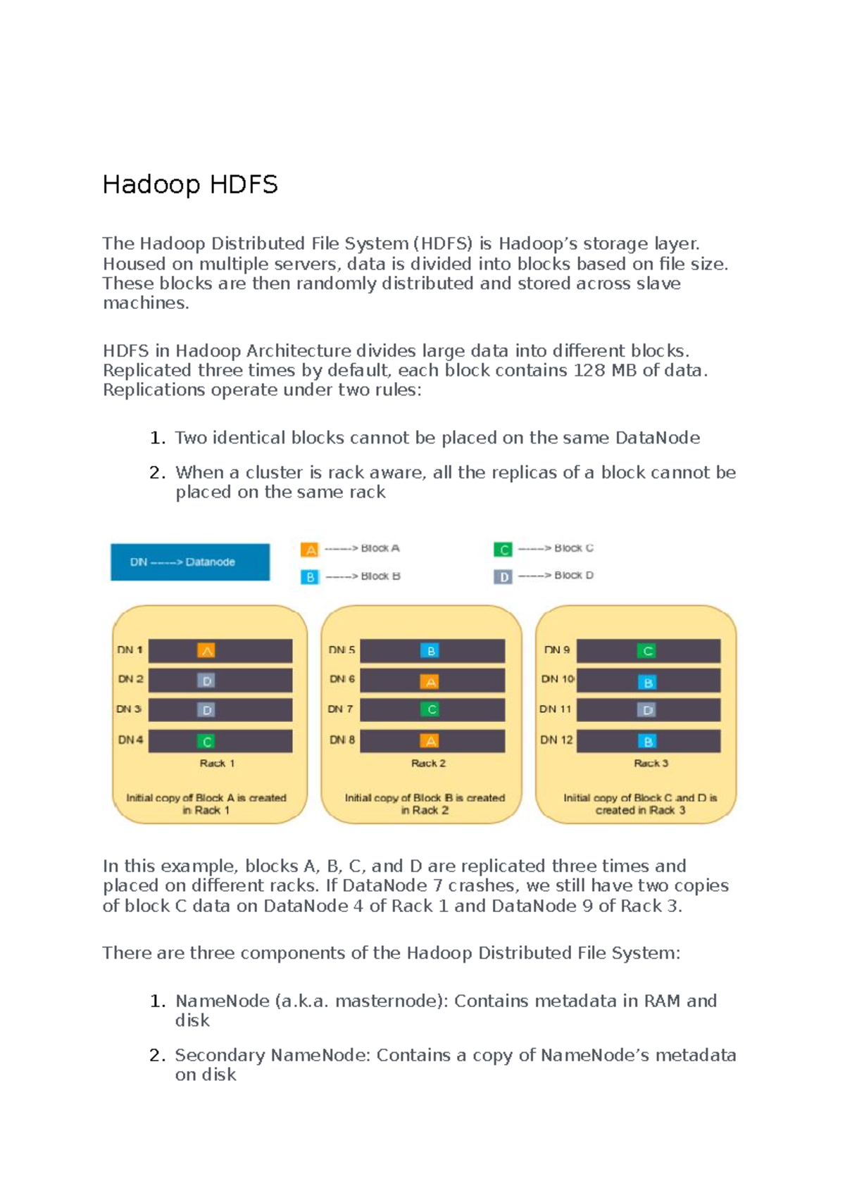 Hadooparchitecture - Hadoop HDFS The Hadoop Distributed File System ...