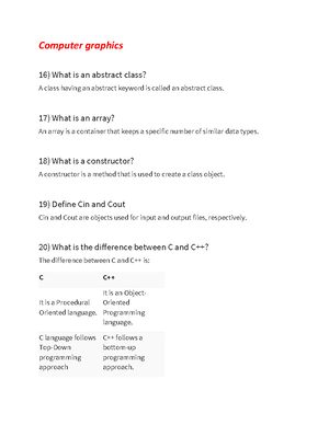 Computer graphics part 2 - Question: 1 The system variable that ...