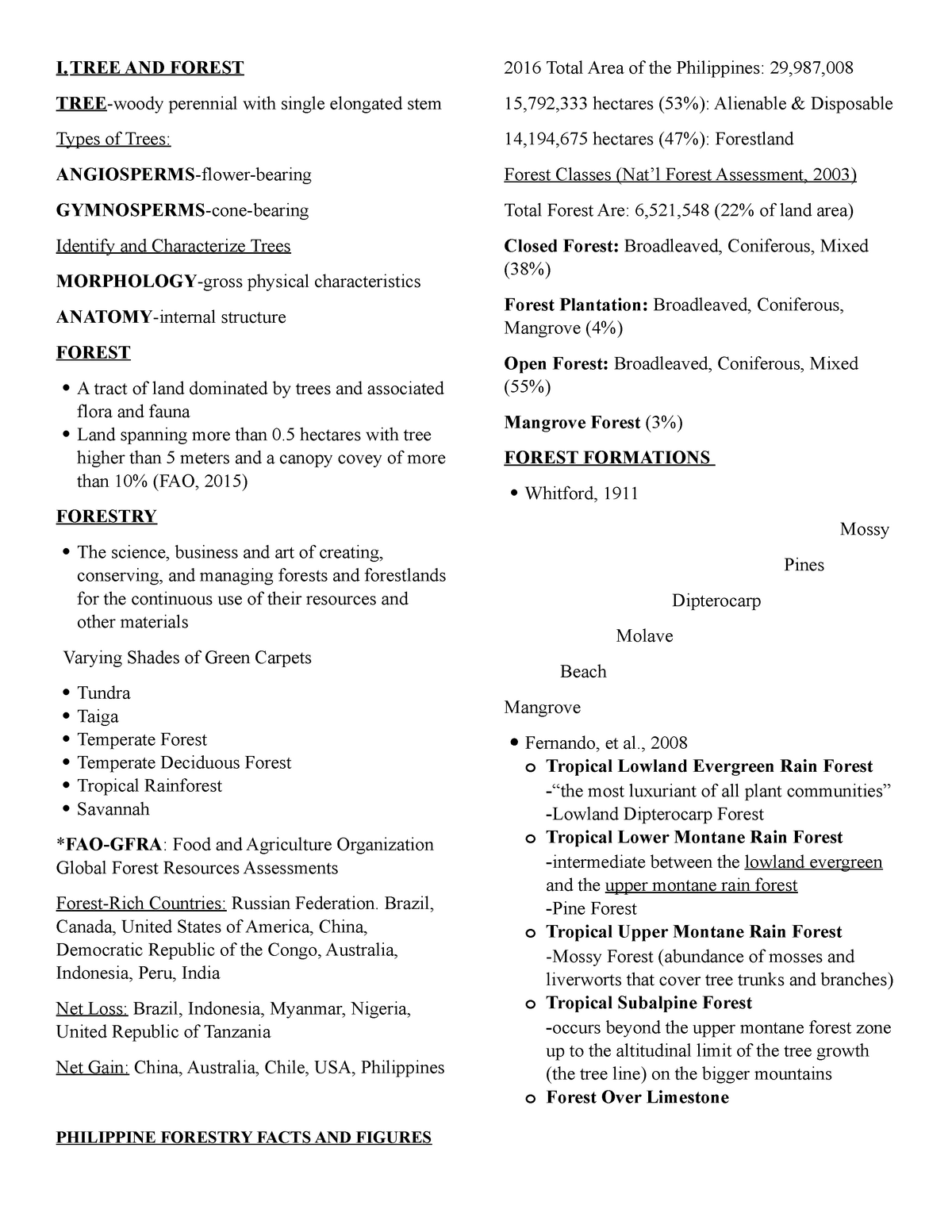 forestry thesis topics in the philippines