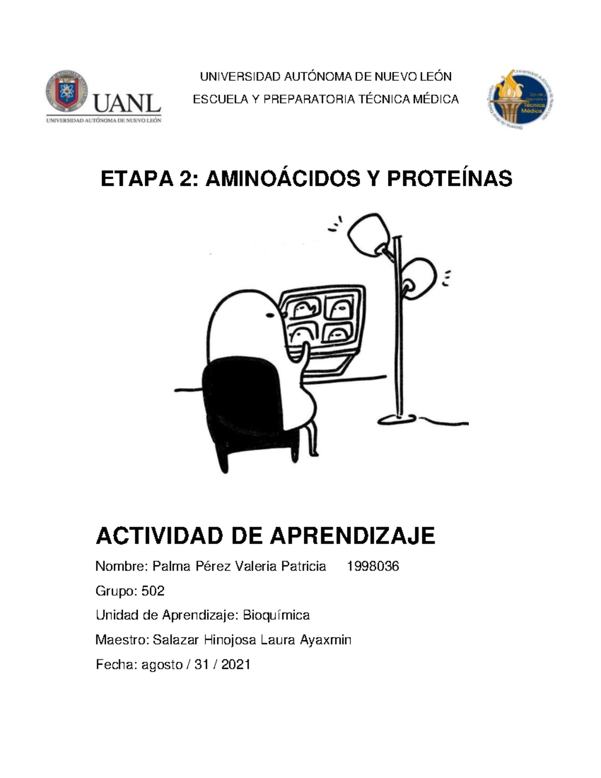 VPPP D1 Etapa 2 Bioca - ####### UNIVERSIDAD AUTÓNOMA DE NUEVO LEÓN ...