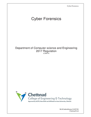 Cyber Forensics Notes - Unit 1 Cyber Forensics Techniques There Are ...