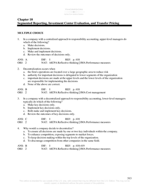 Chapter-05-Testbank - Chapter 05 Testbank Student: - Studocu