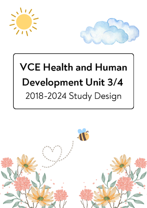 Unit 4 Notes - Unit 4 2021 AoS 1 – Health and Wellbeing in a Global ...