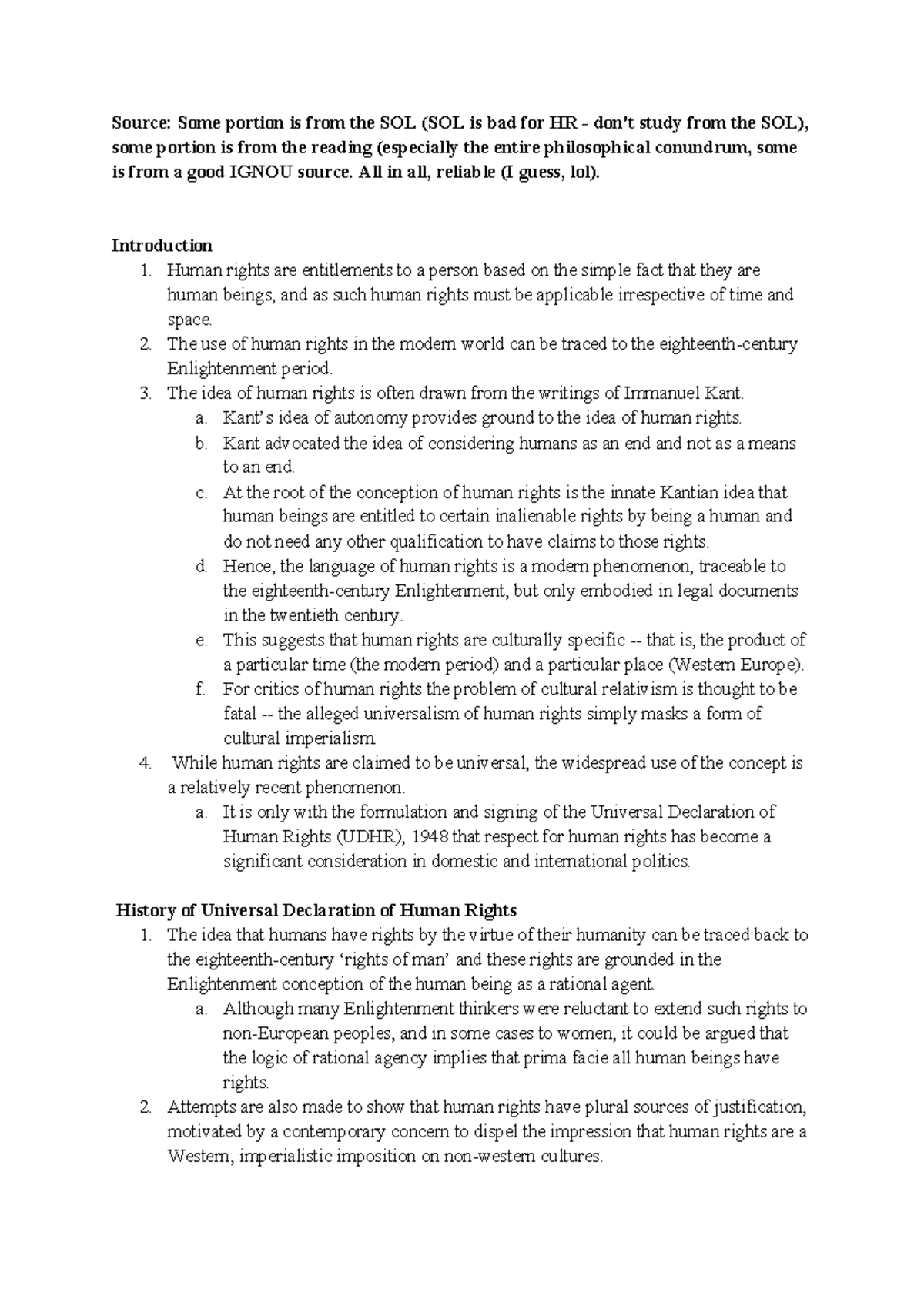 Universal Declaration of Human Rights - Source: Some portion is from ...
