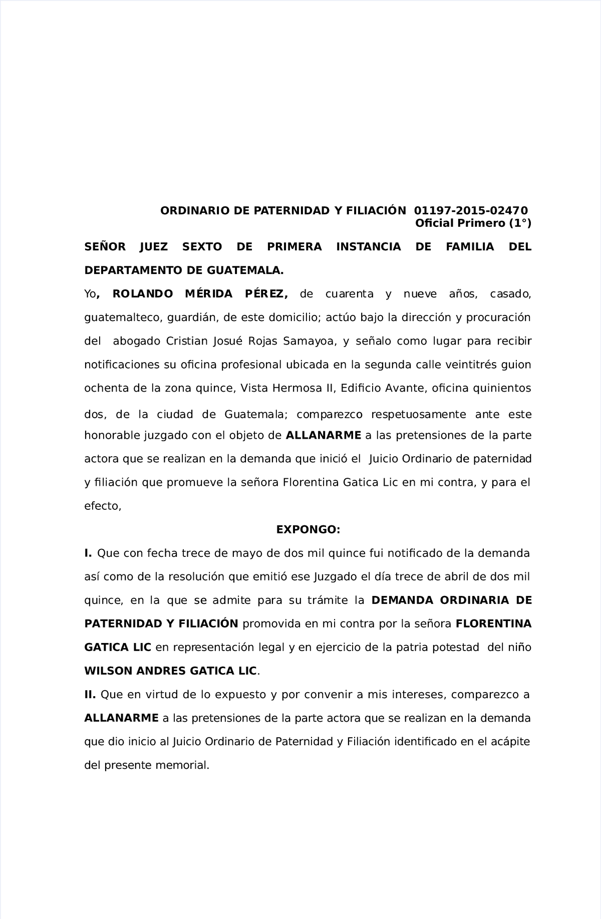 Pdf-allanamiento-demanda-ordinaria-de-paternidad-y-filiacion compress ...