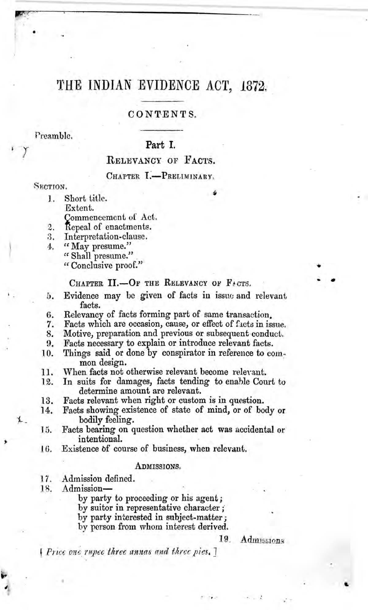 Indian Evidence Act 1872 For Llb Students KSLU Karnataka ...