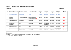 FRK 111 2021 MT1(B) Question 3 - Solution - QUESTION 3 – SUGGESTED ...