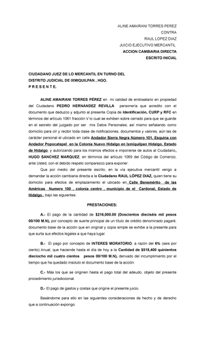 Contrato Refaccionario Y DE Habilitación Y AVÍO - CONTRATO ...