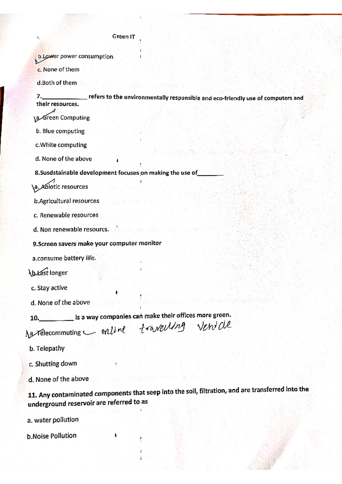 LDP-Format GIT 23-24 - GREEN IT - Subject Name: Green IT and ...
