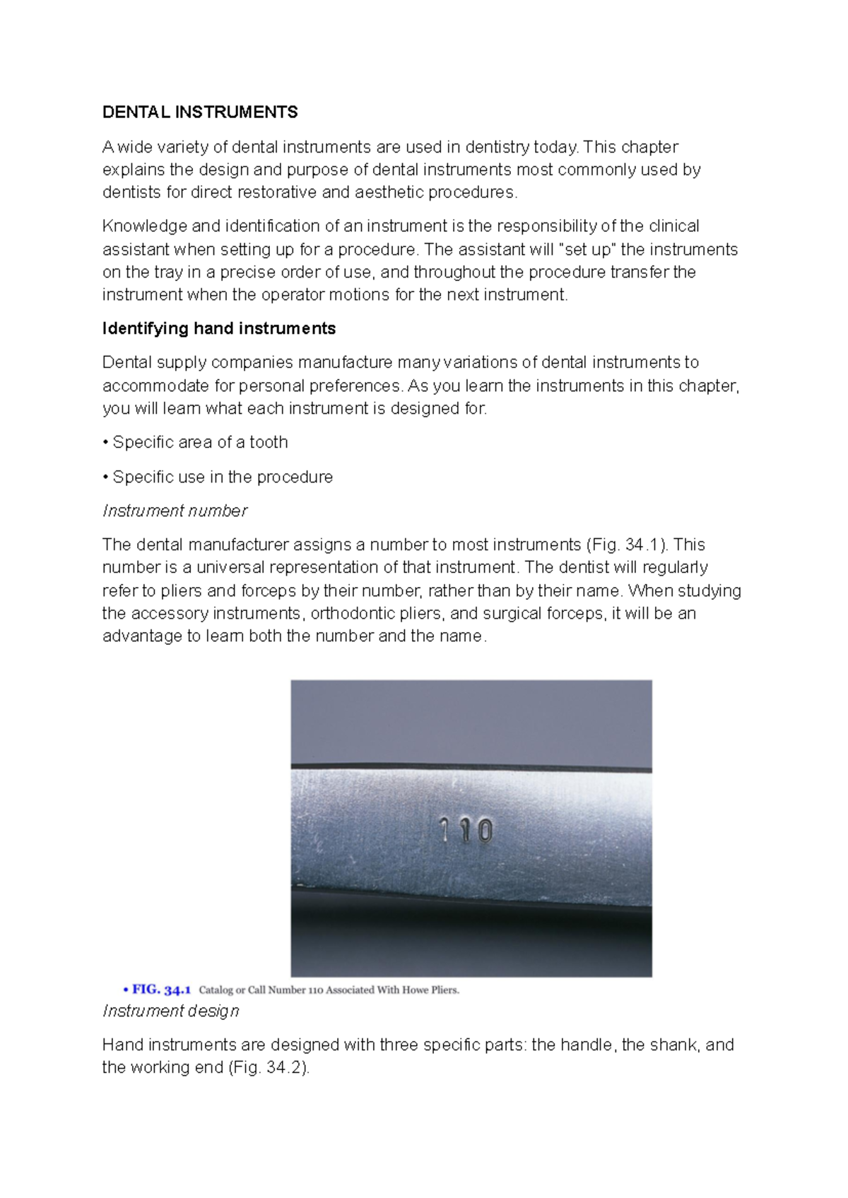 Dental instruments ngjrdddddddddd DENTAL INSTRUMENTS A wide variety