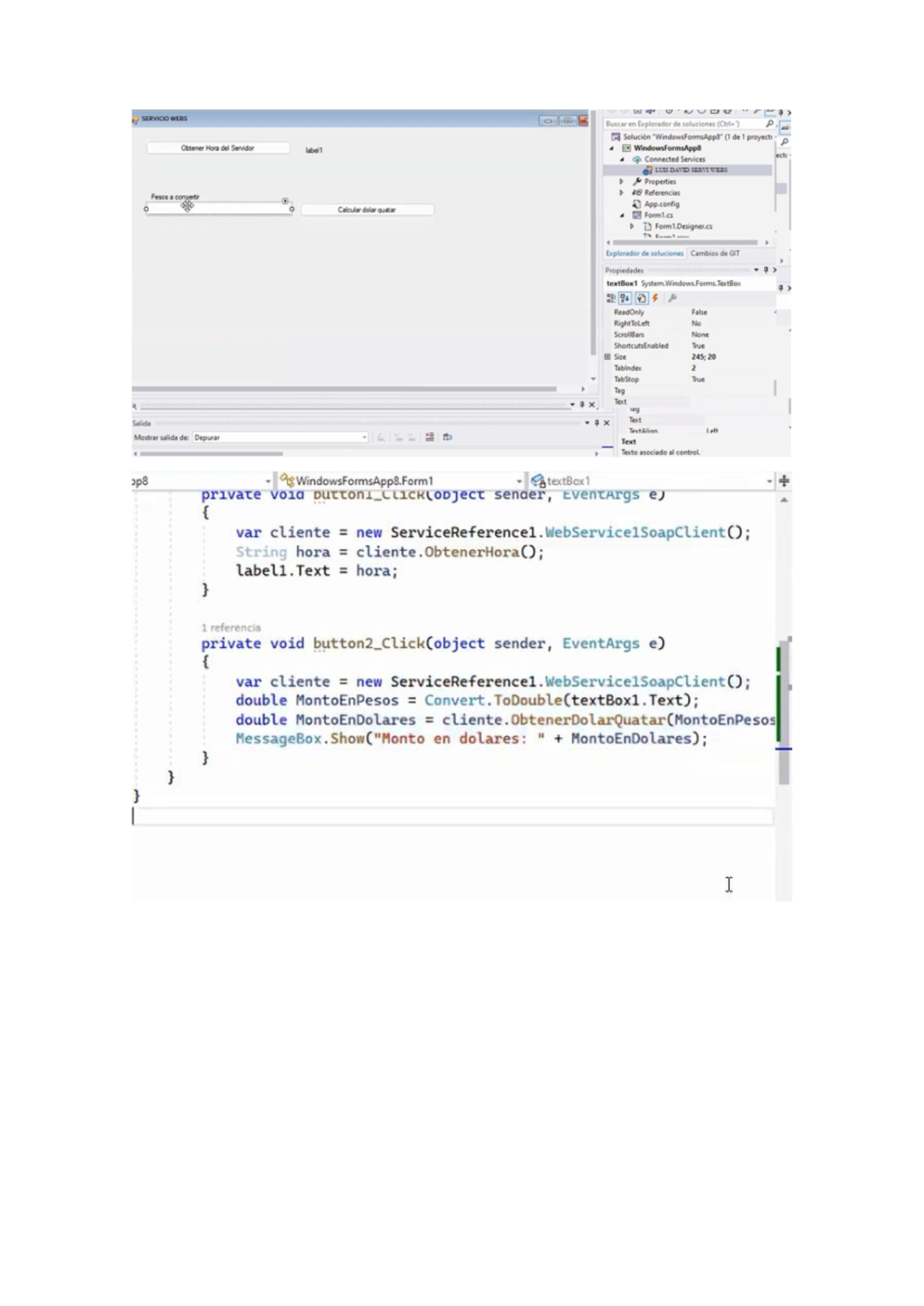 LUIS David Servicios WEBS - Programación 2 - Studocu