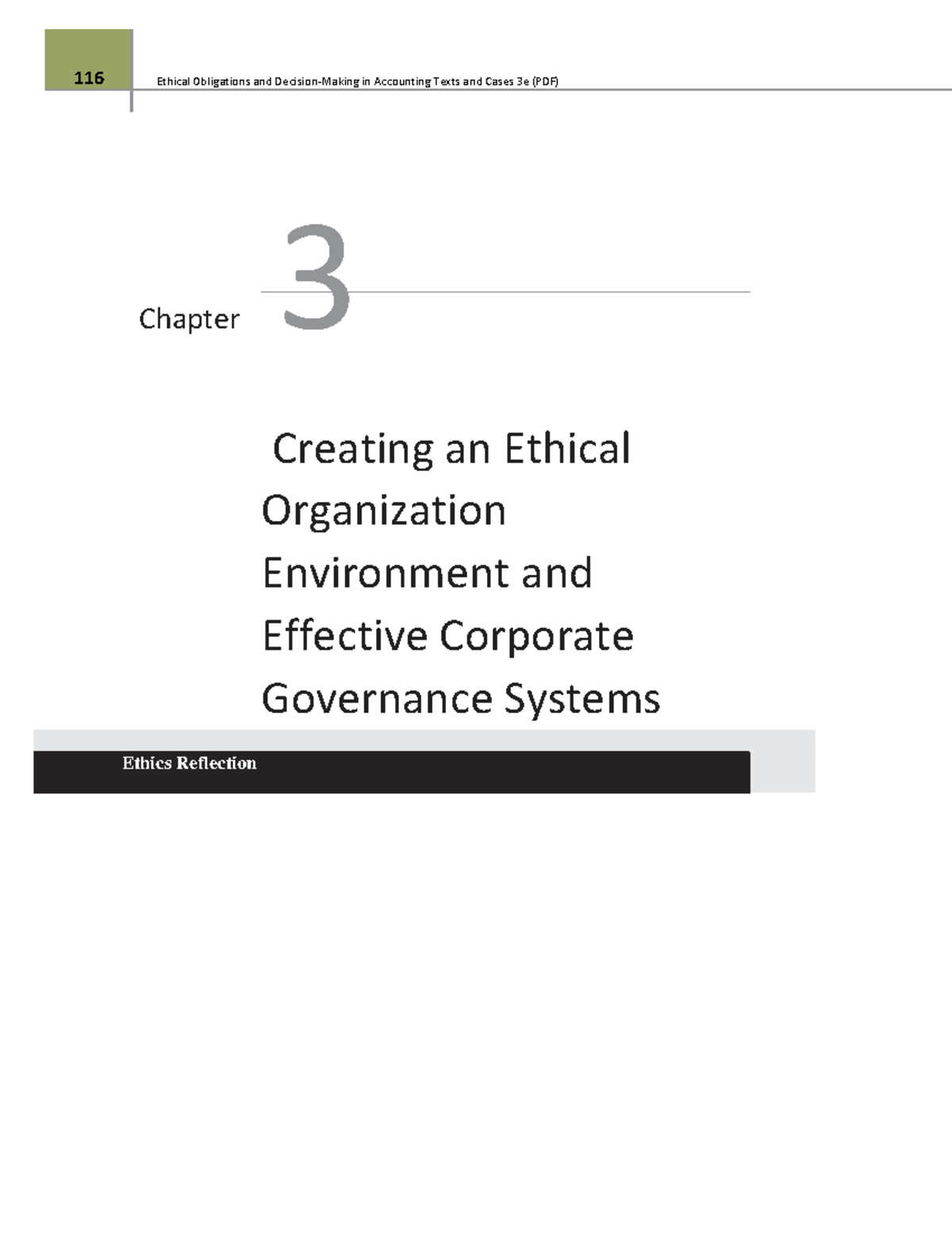 Ethical Obligations and DecisionMaking in Accounting Chapter 3 As we