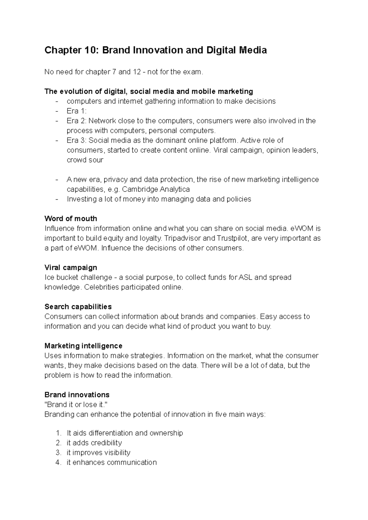 Chapter 10 Brand Innovation And Digital Media The Evolution Of