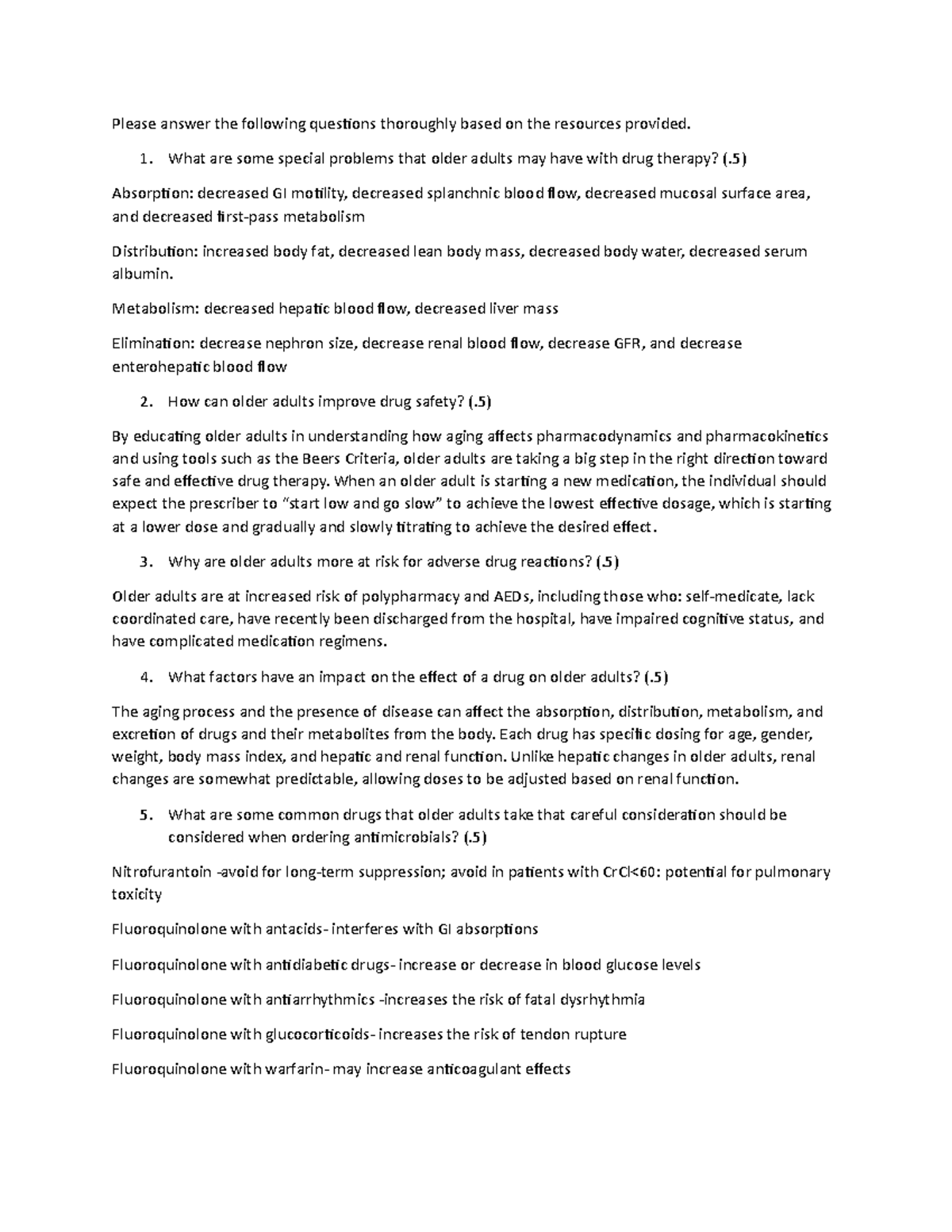 Please answer the following questions - What are some special problems ...