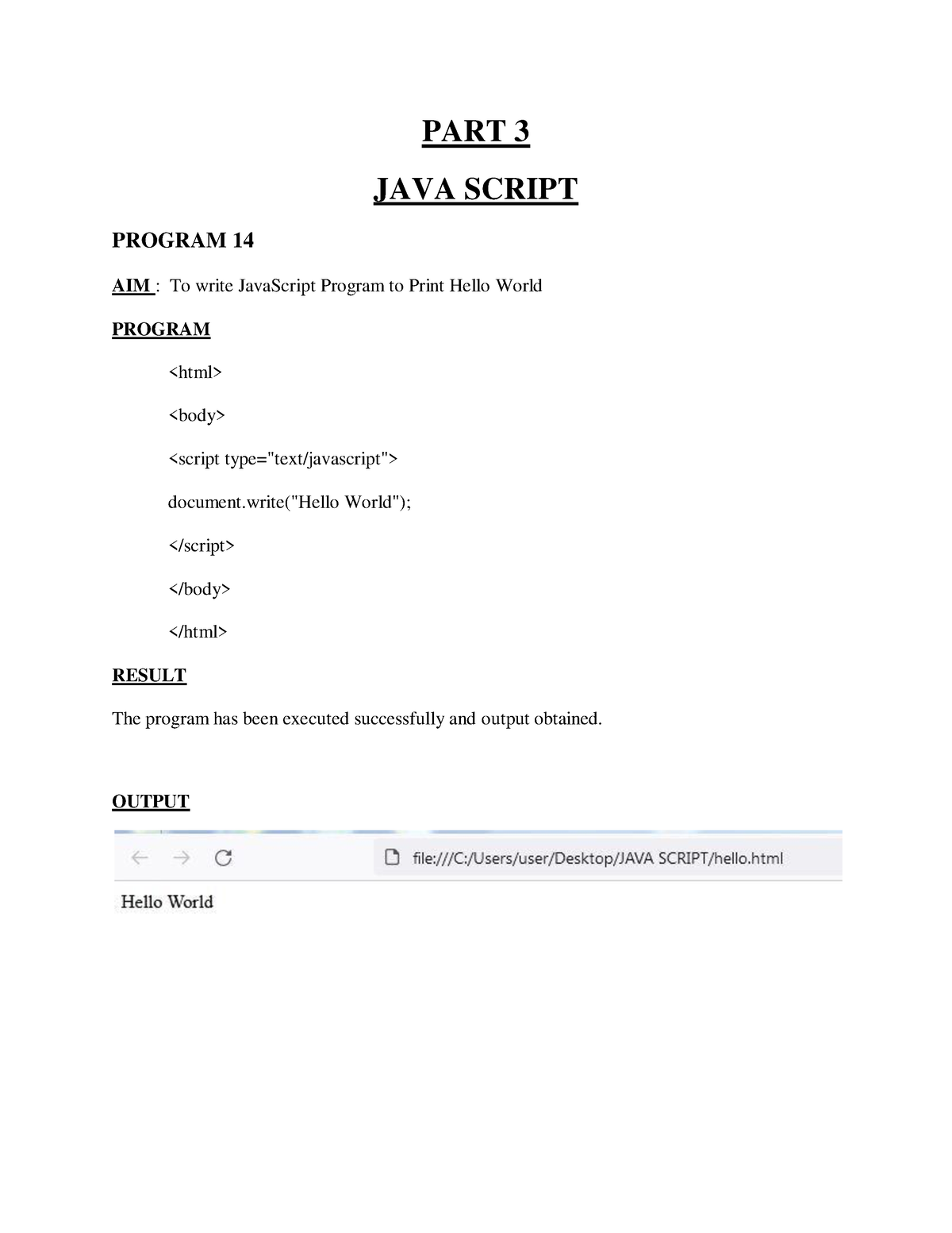 java-script-part-3-java-script-program-14-aim-to-write-javascript