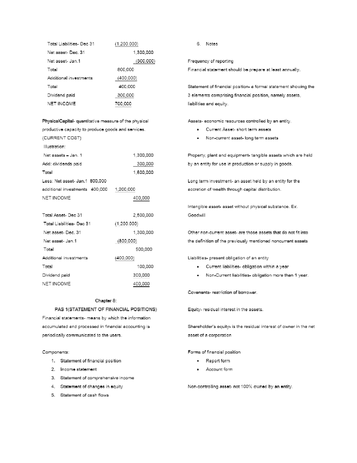 Cfas 8-13 - lecture notes - Accounting - Studocu
