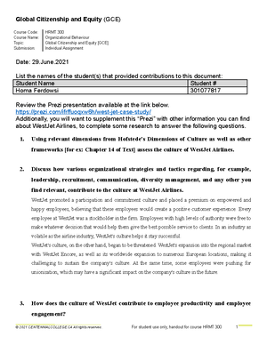 Hrm 300 Quiz 1 - Quiz 1 - Identify The Most Comprehensive U. Law 