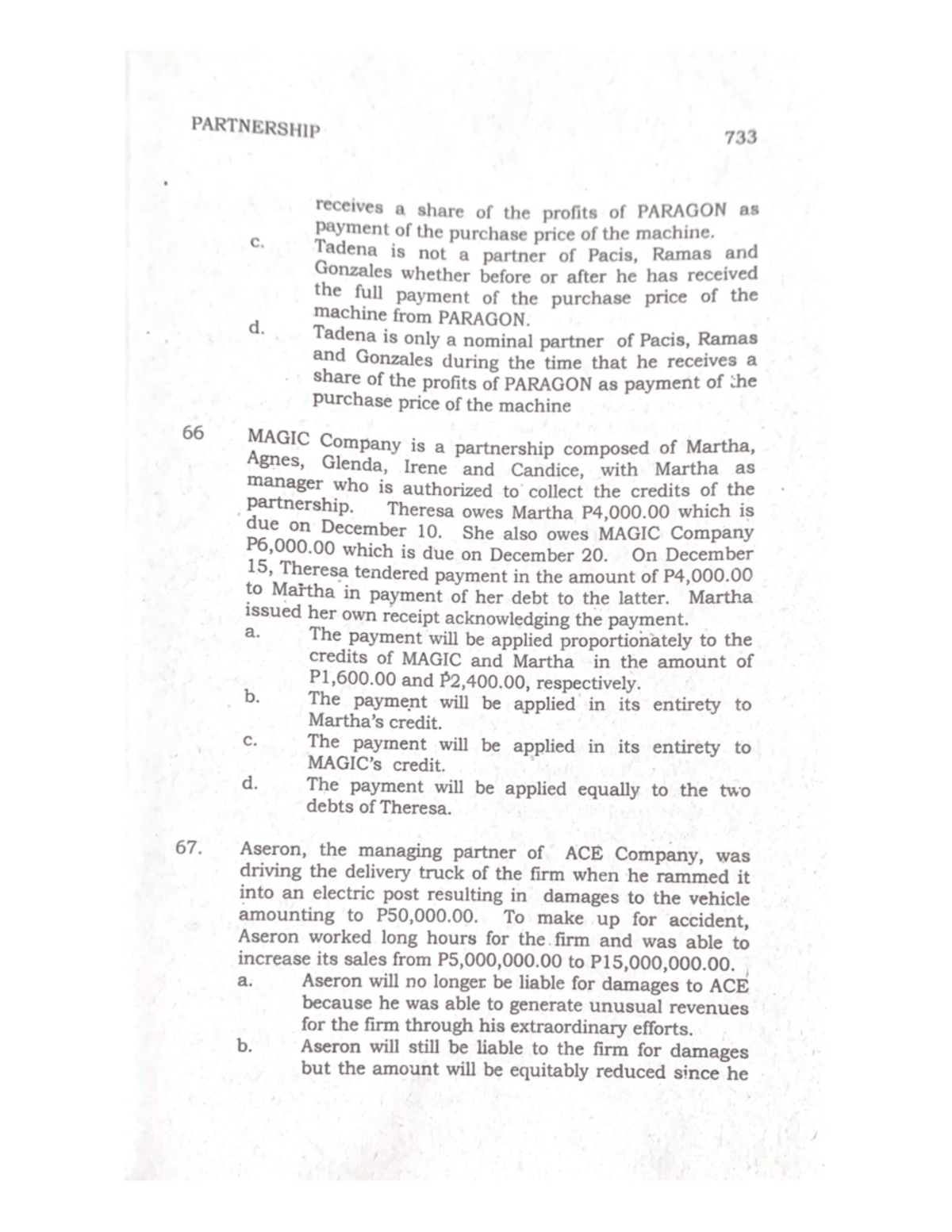 MCQ 2 - MCQ - Law On Corp - Studocu