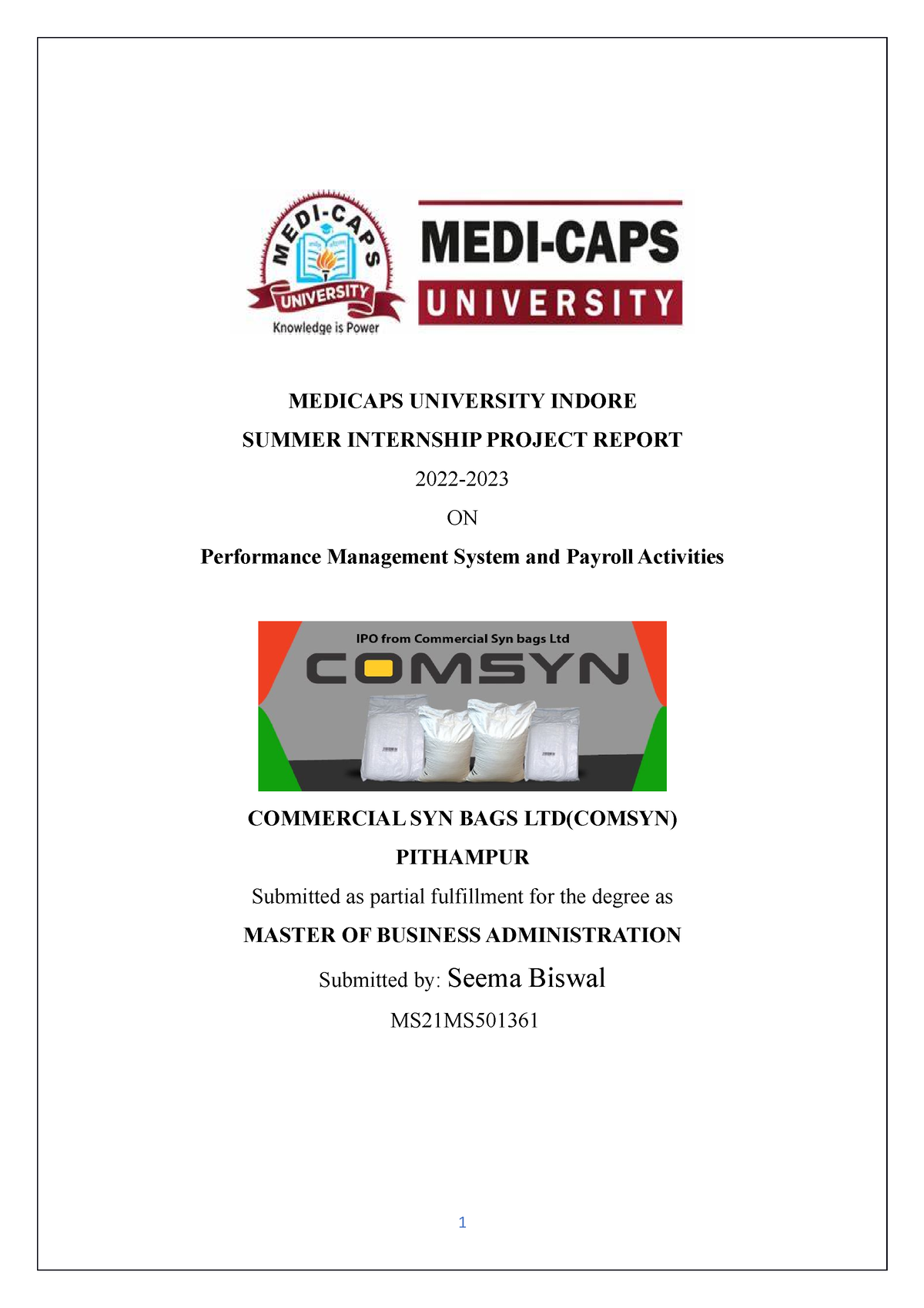 NSS & NCC | Medicaps University