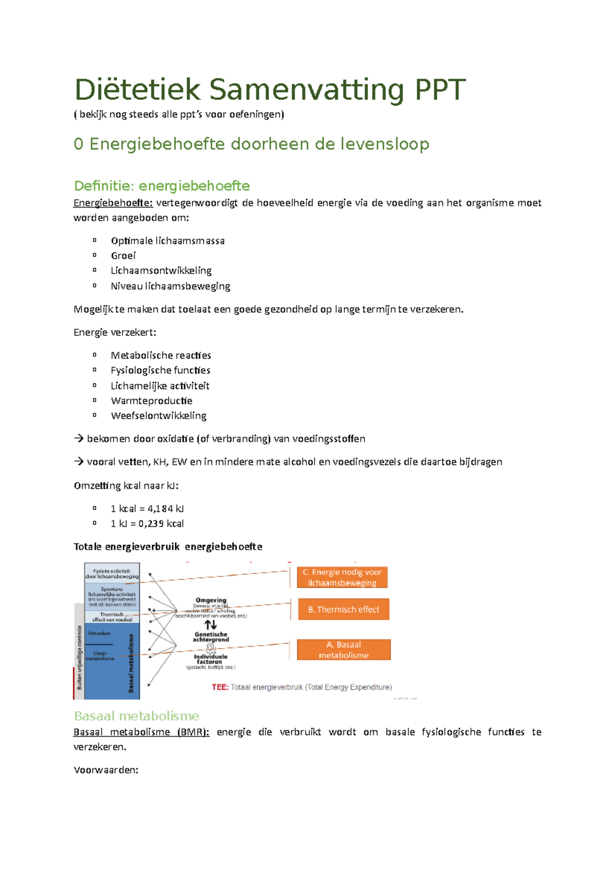 Diëtetiek Samenvatting Ppt Diëtetiek Samenvatting Ppt Bekijk Nog