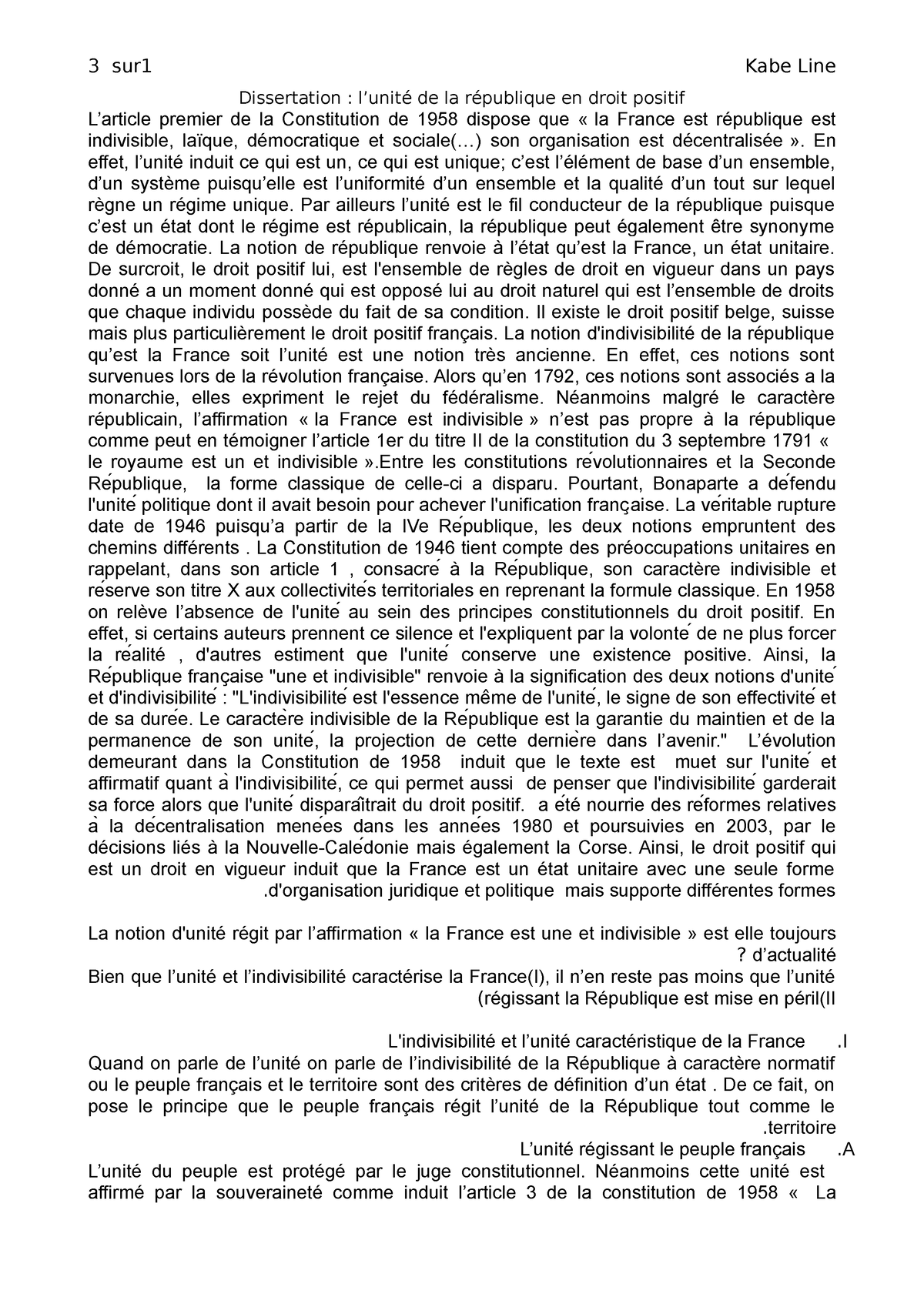 dissertation 3e republique