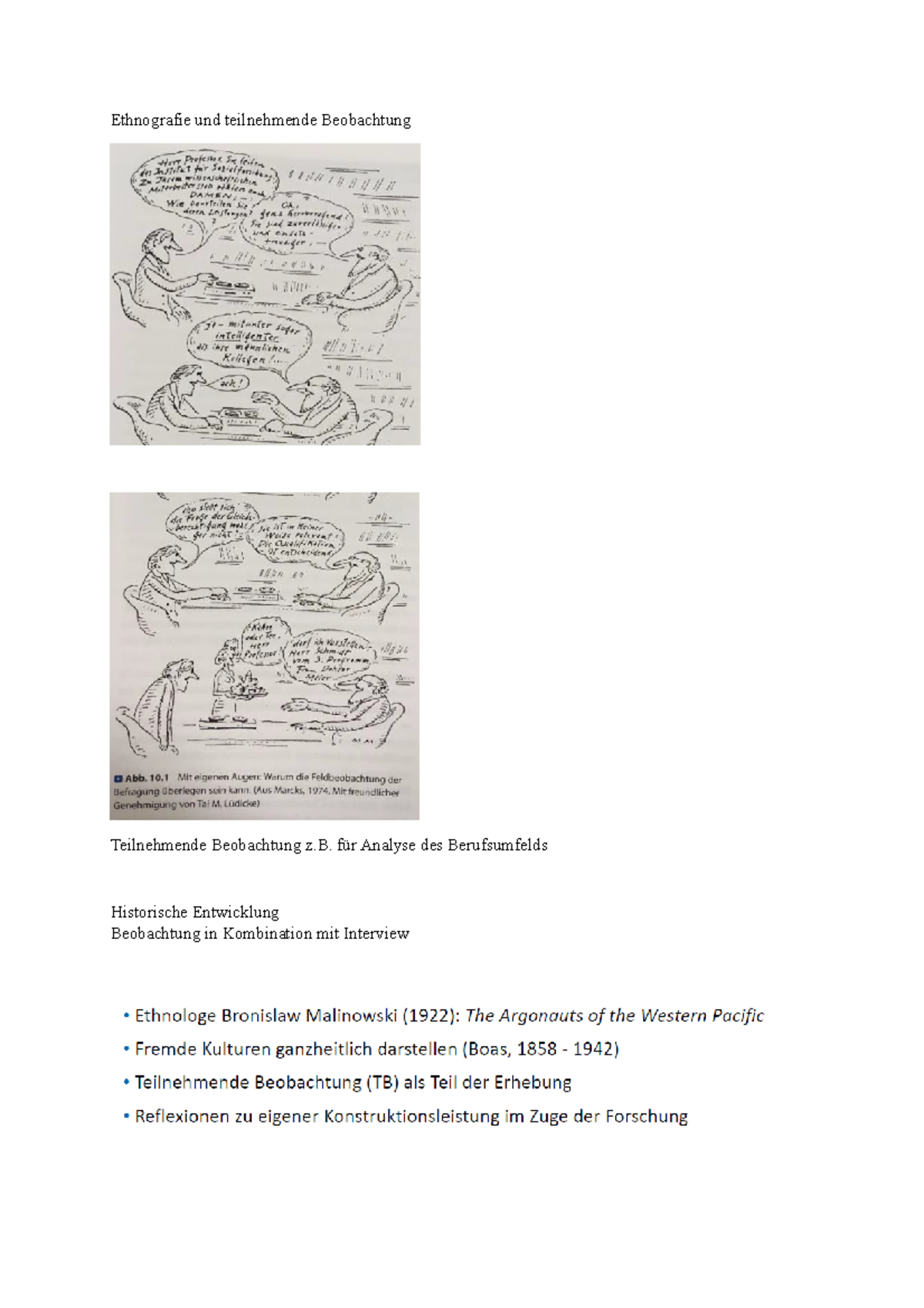 Ethnografie Und Teilnehmende Beobachtung - Ethnografie Und Teilnehmende ...