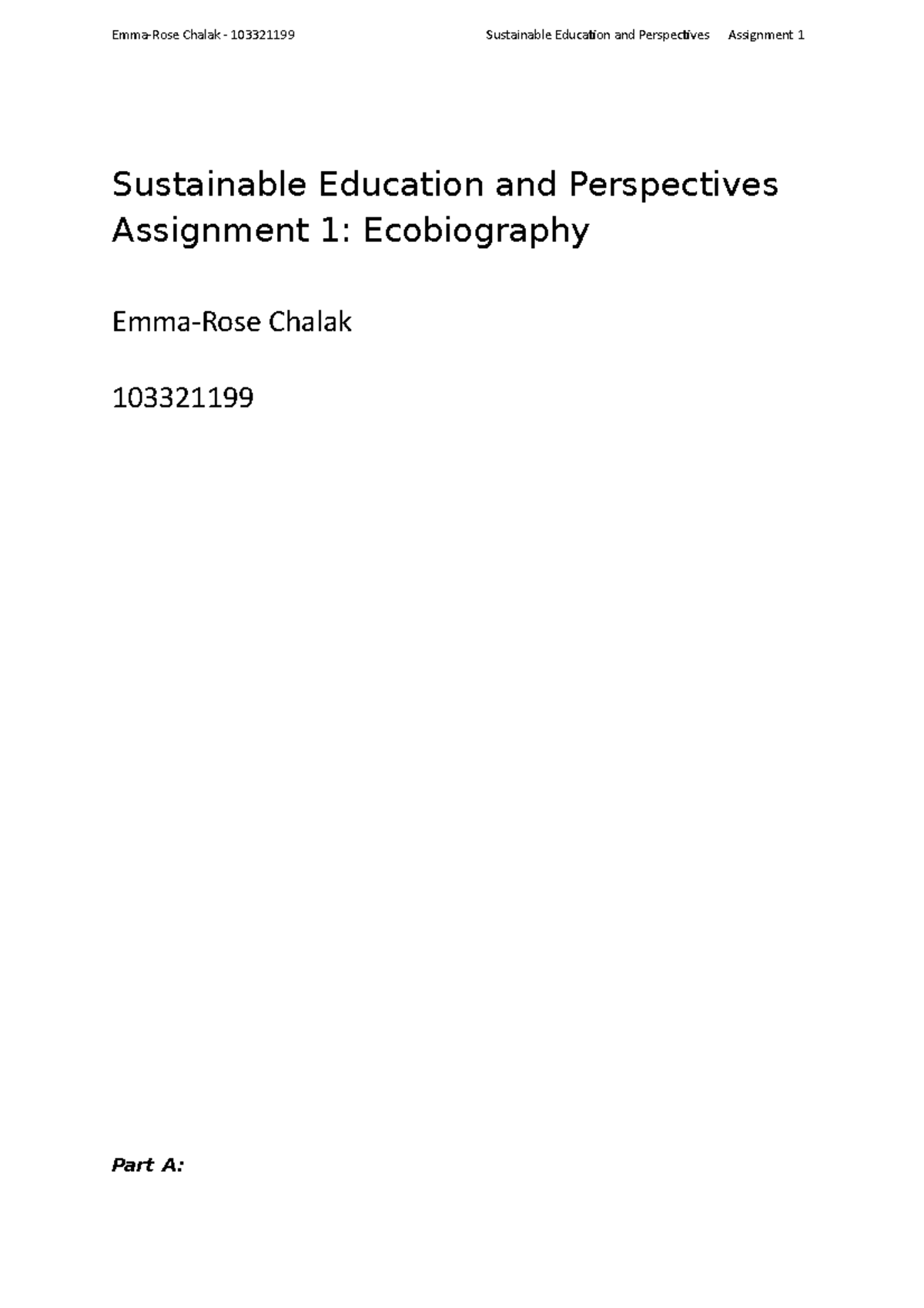 edu20005 sustainable education and perspectives assignment 2 report