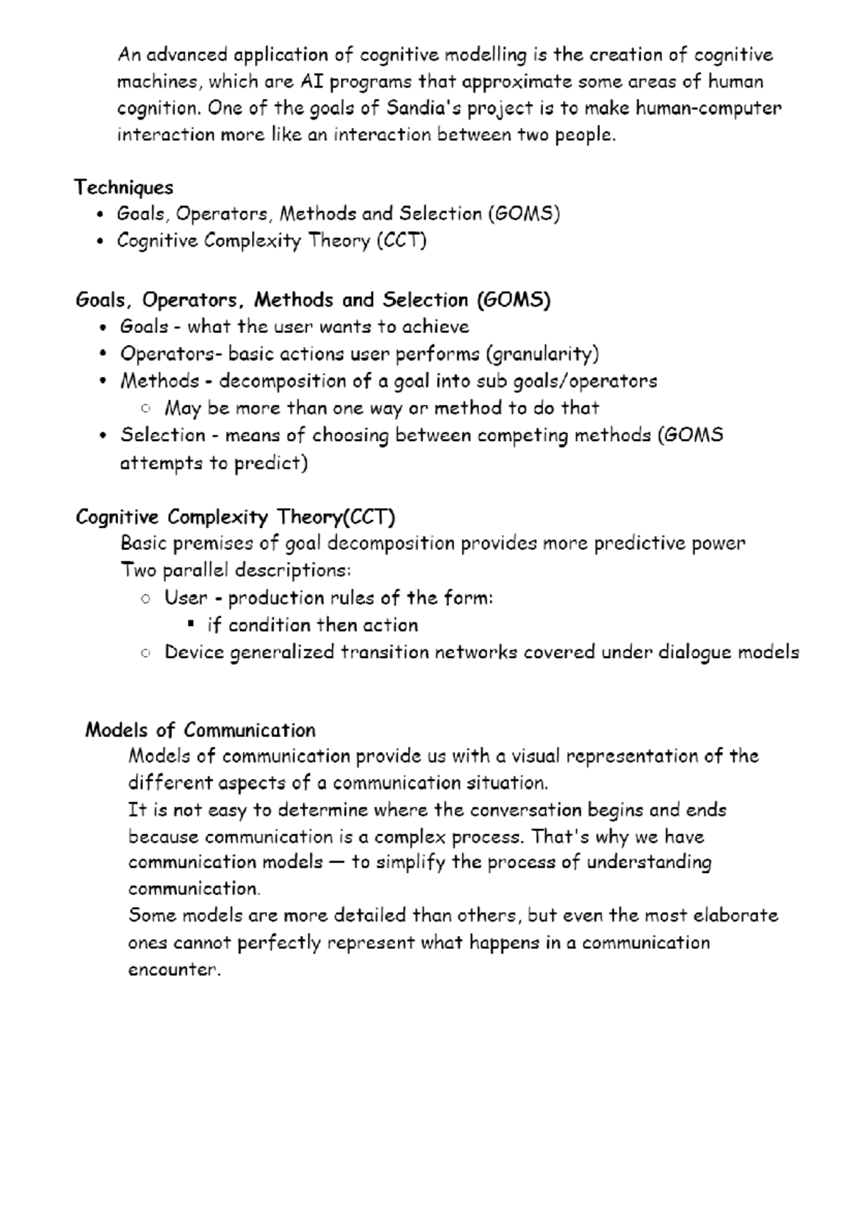 HCI UNIT III - System architecture: From the user's point of view, the ...