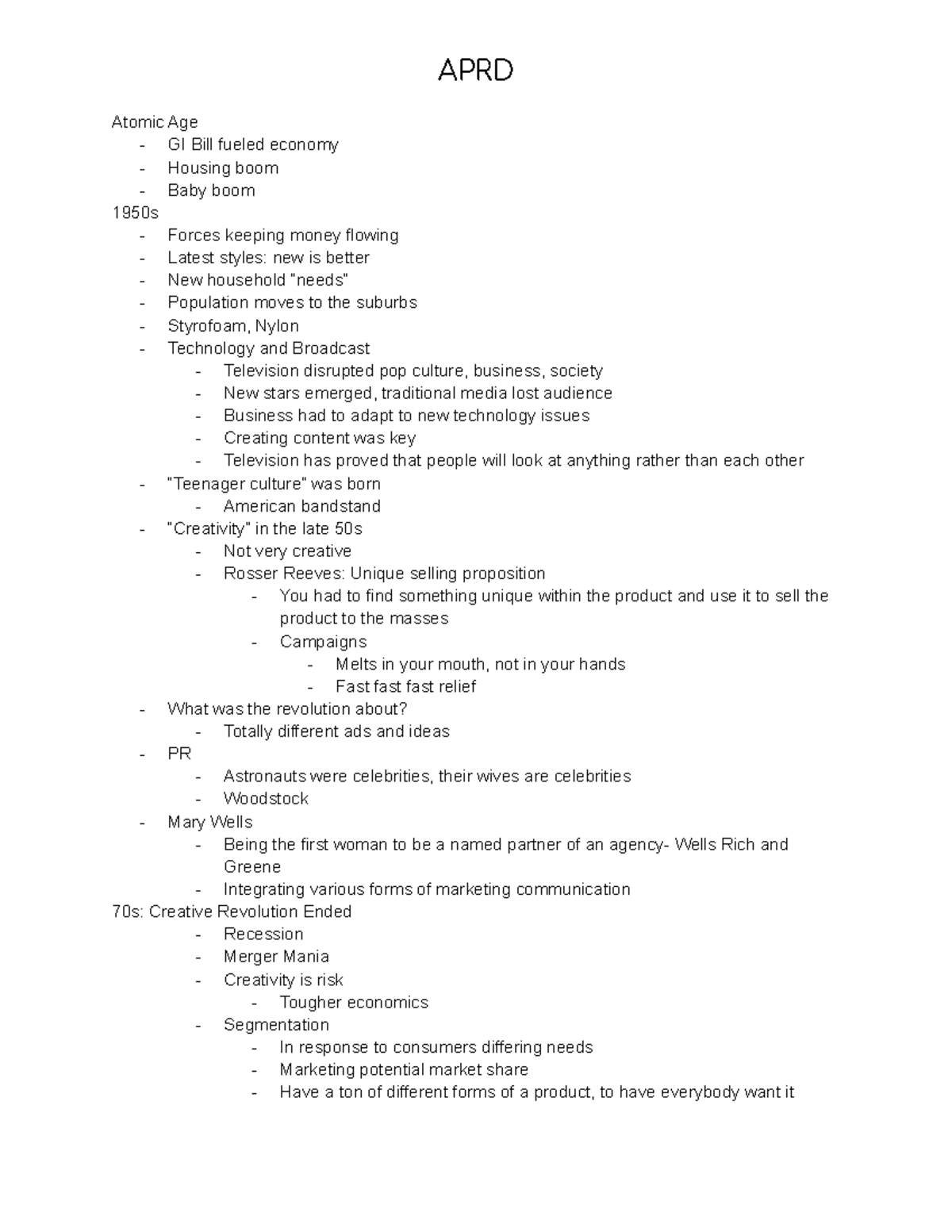 92F14 APRD Melinda Cheval APRD Atomic Age GI Bill fueled economy