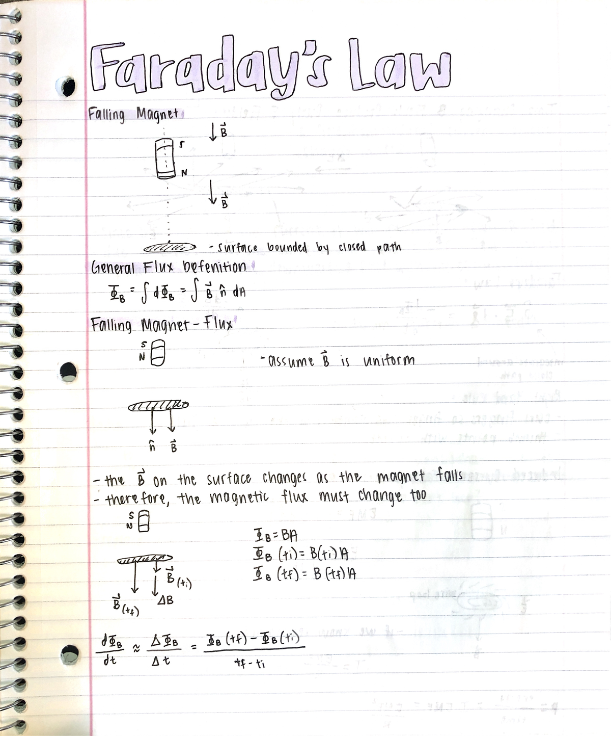 Faradays Law Notes - PHYS 2212 - Studocu