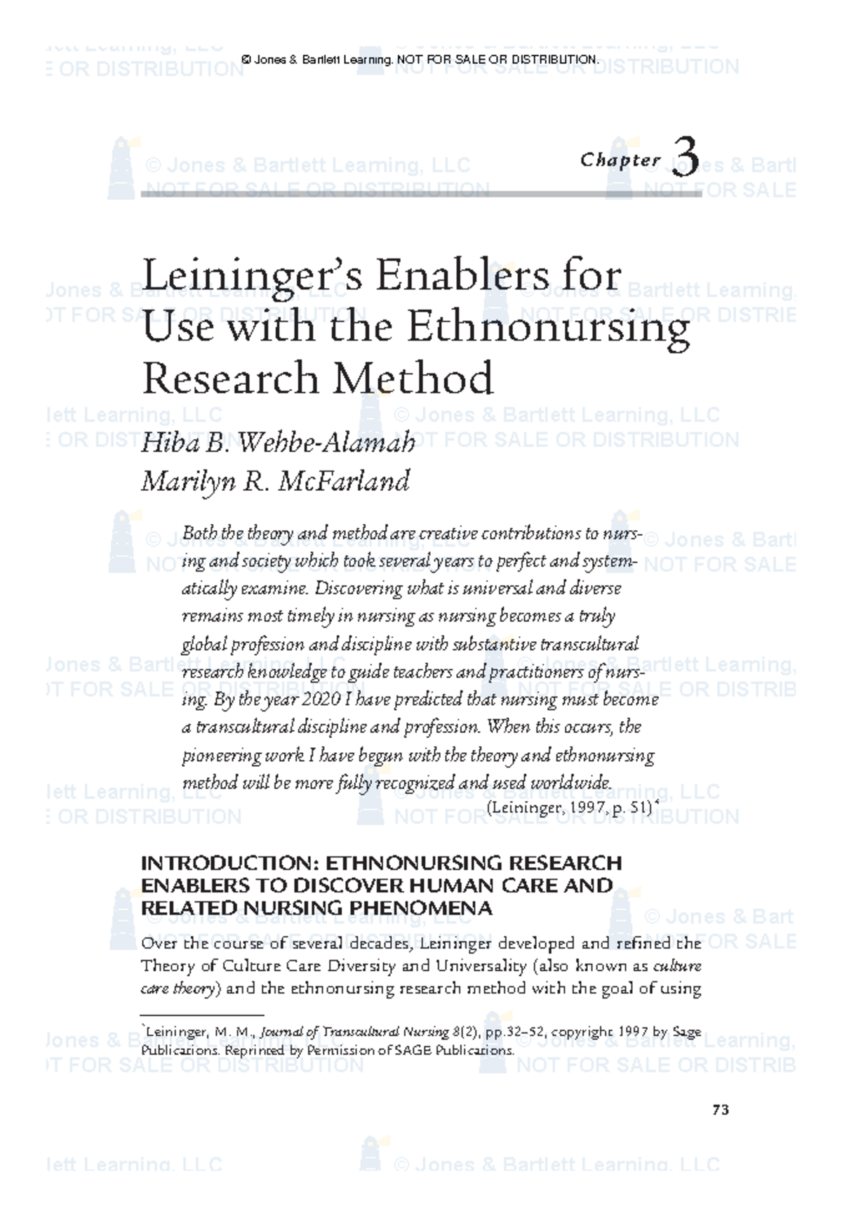 Mc Farland Ch03 Sample Notes Leiningers Enablers For Use With The