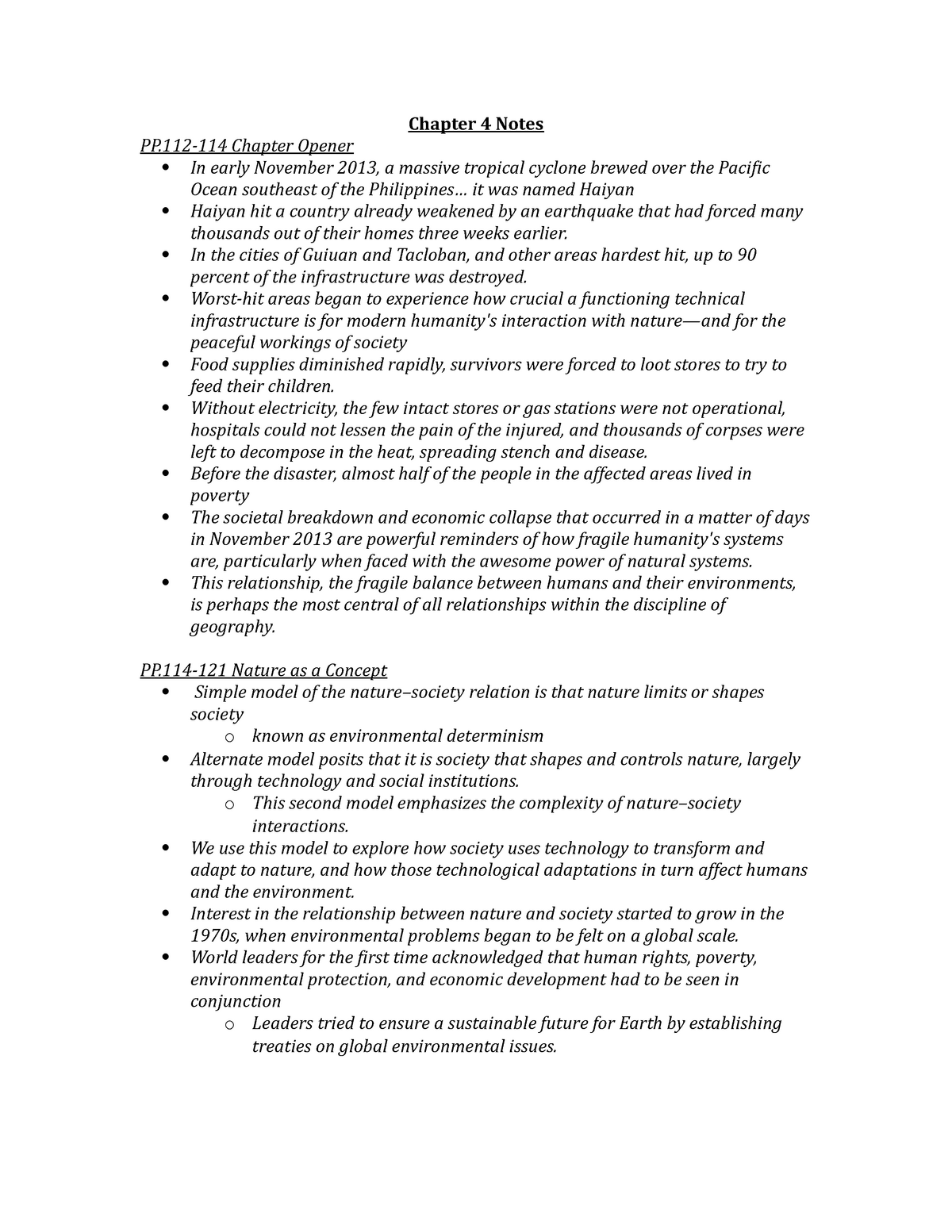 Ch4 Textbook Notes Chapter 4 Notes Pp 114 Chapter Opener In Early November 2013 A Massive 0334