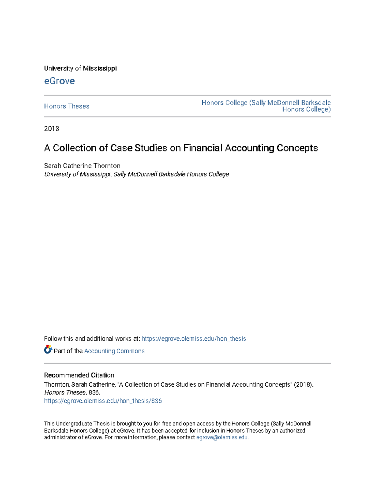 A Collection of Case Studies on Financial Accounting Concepts ...