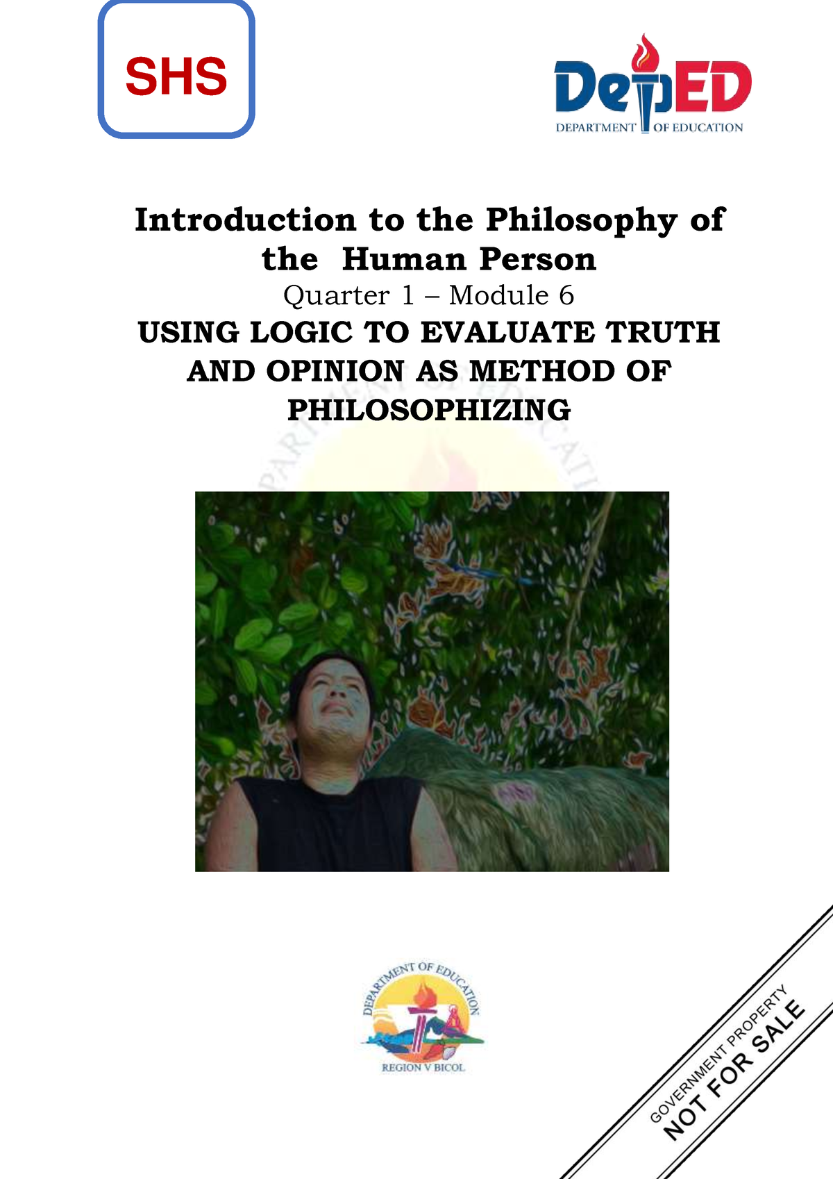 Philo Q1 M6 Introduction To The Philosophy Of The Human Person Introduction To The 8947