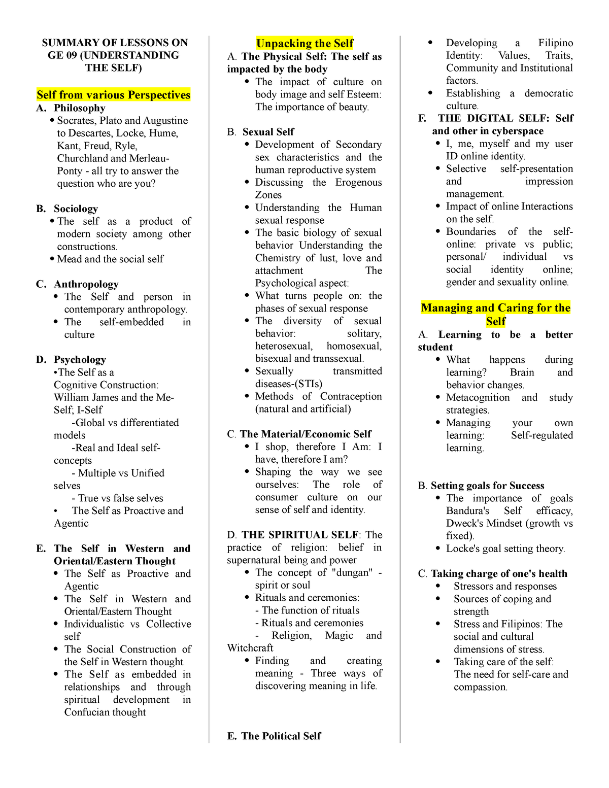 understanding-the-self-summary-of-lessons-on-ge-09-understanding-the