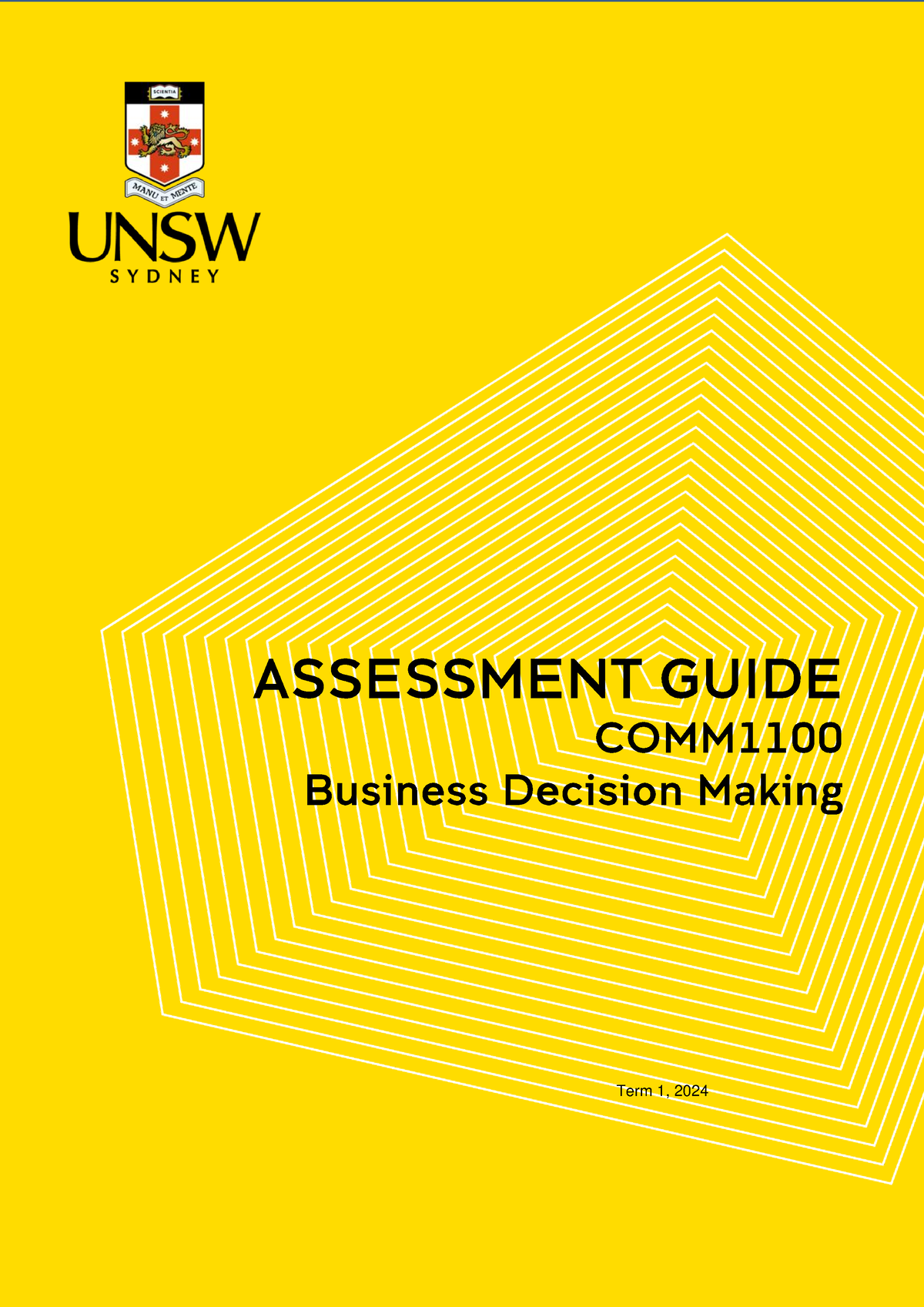 COMM1100 Assessment Guide 2024 Term 1 Term 1 Assessment Task   Thumb 1200 1697 