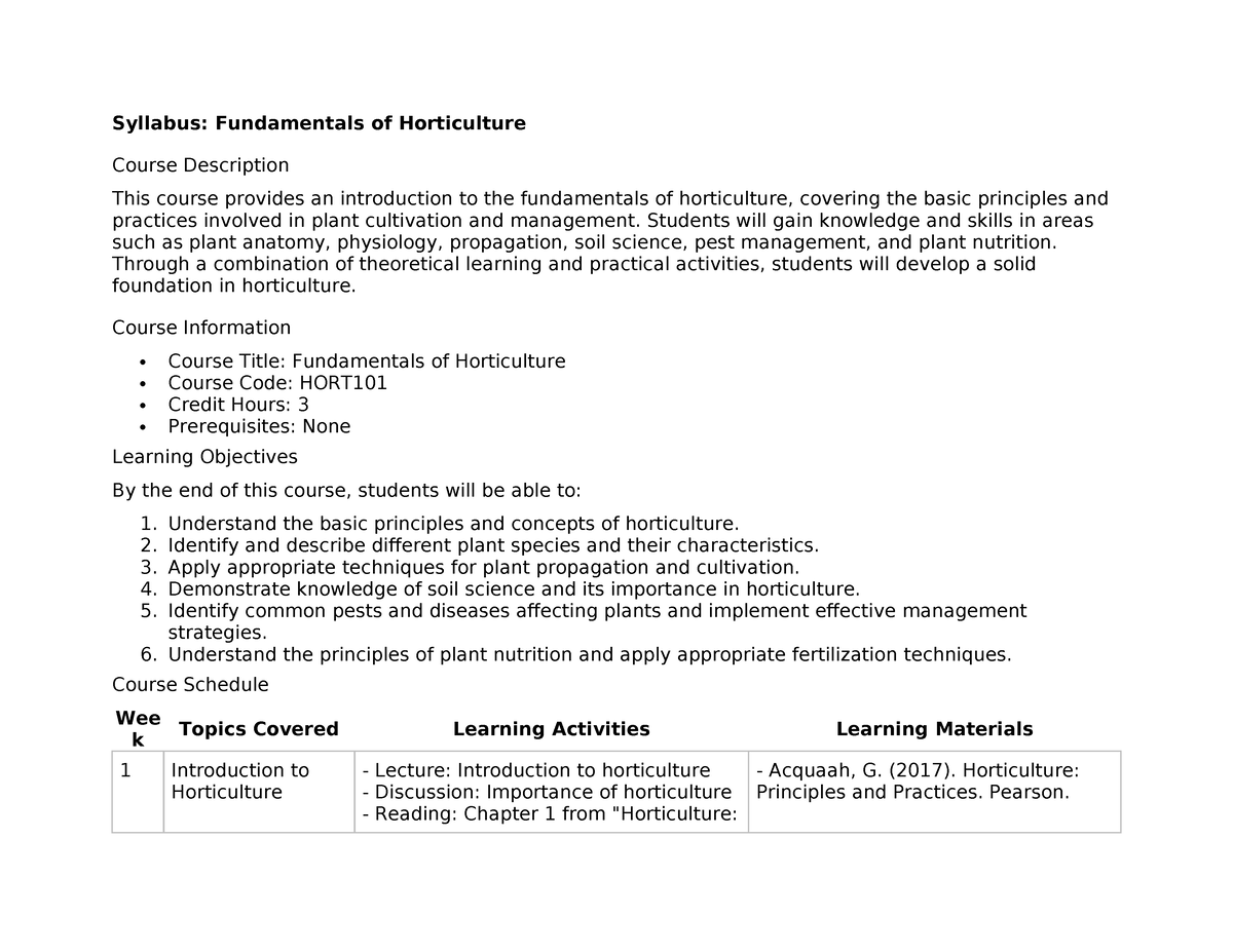 phd education syllabus