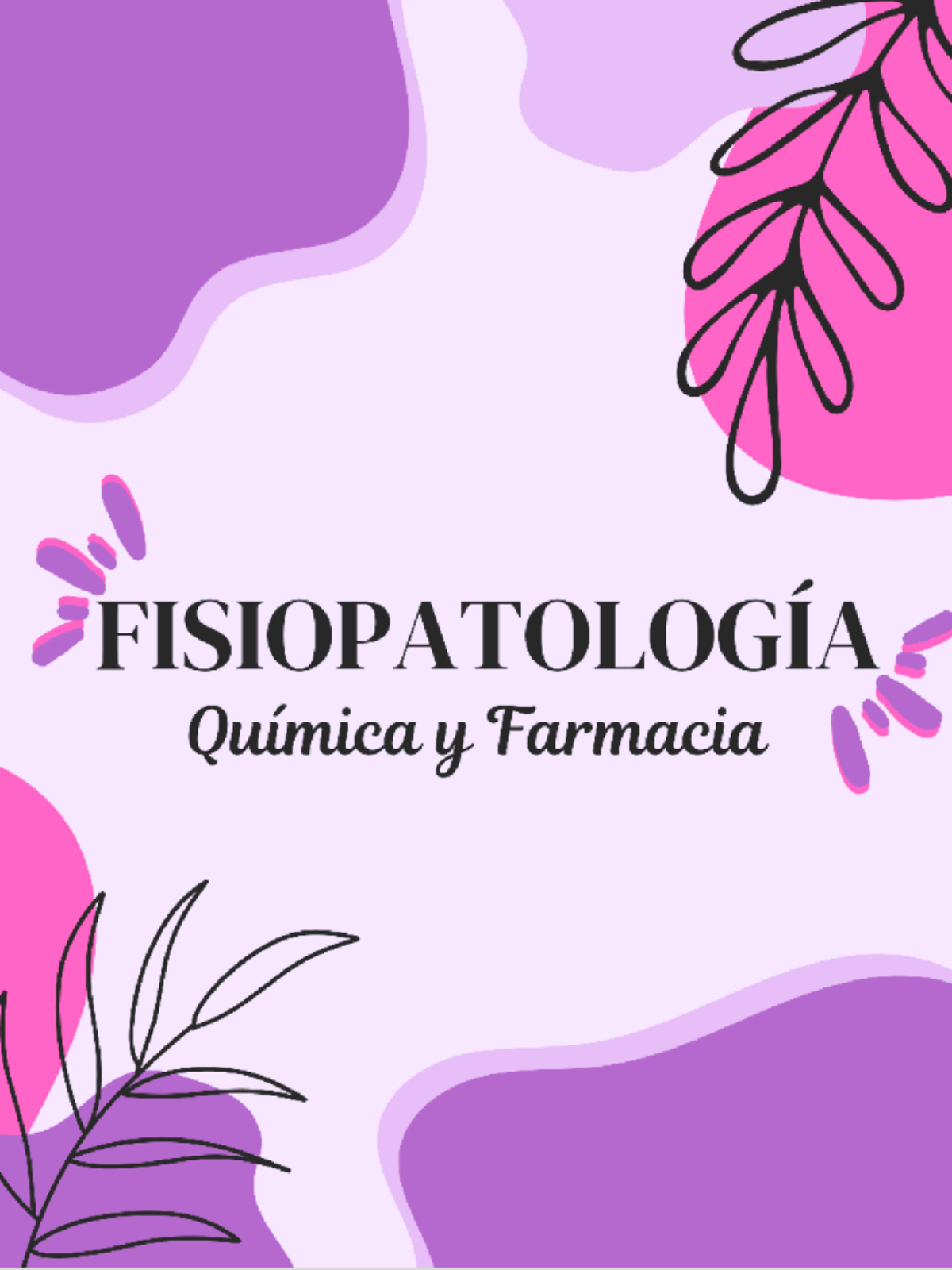 Fisiopatología - fisiologia y fisiopatología de sistemas 1 - Studocu