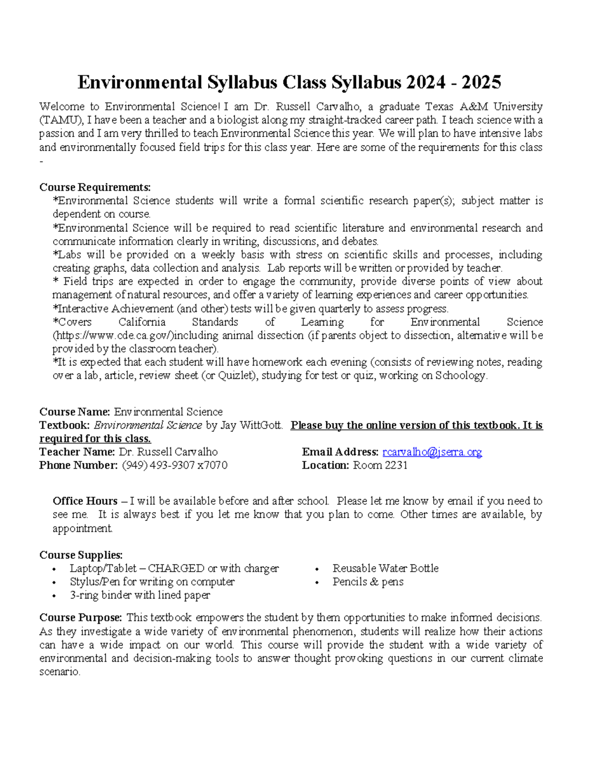 Environmental+Syllabus+2024-2025 RC - Environmental Syllabus Class ...