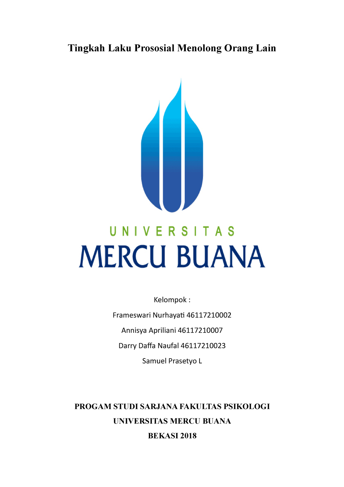 Tingkah Laku Prososial Menolong Orang Lain - Tingkah Laku Prososial ...