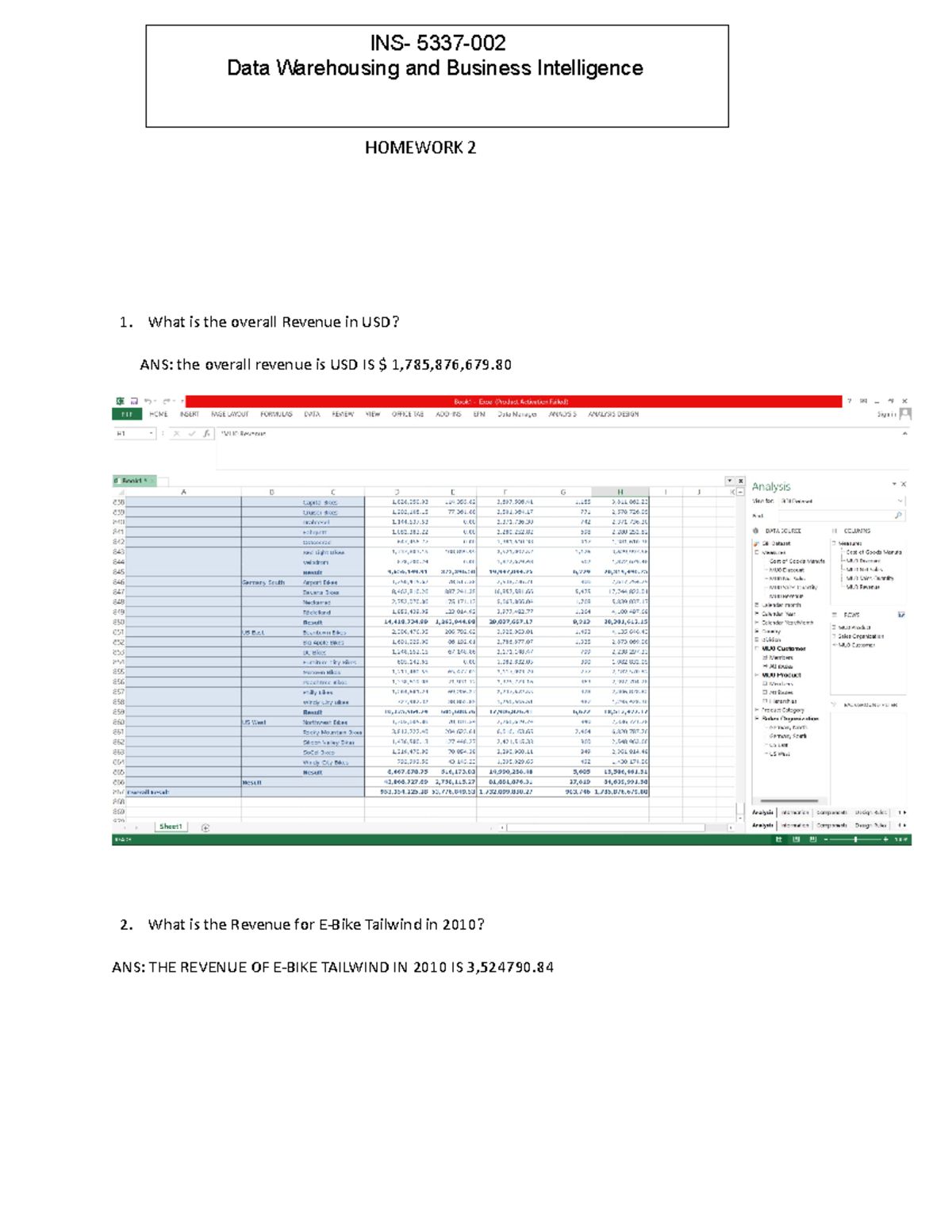 the assignment revenue