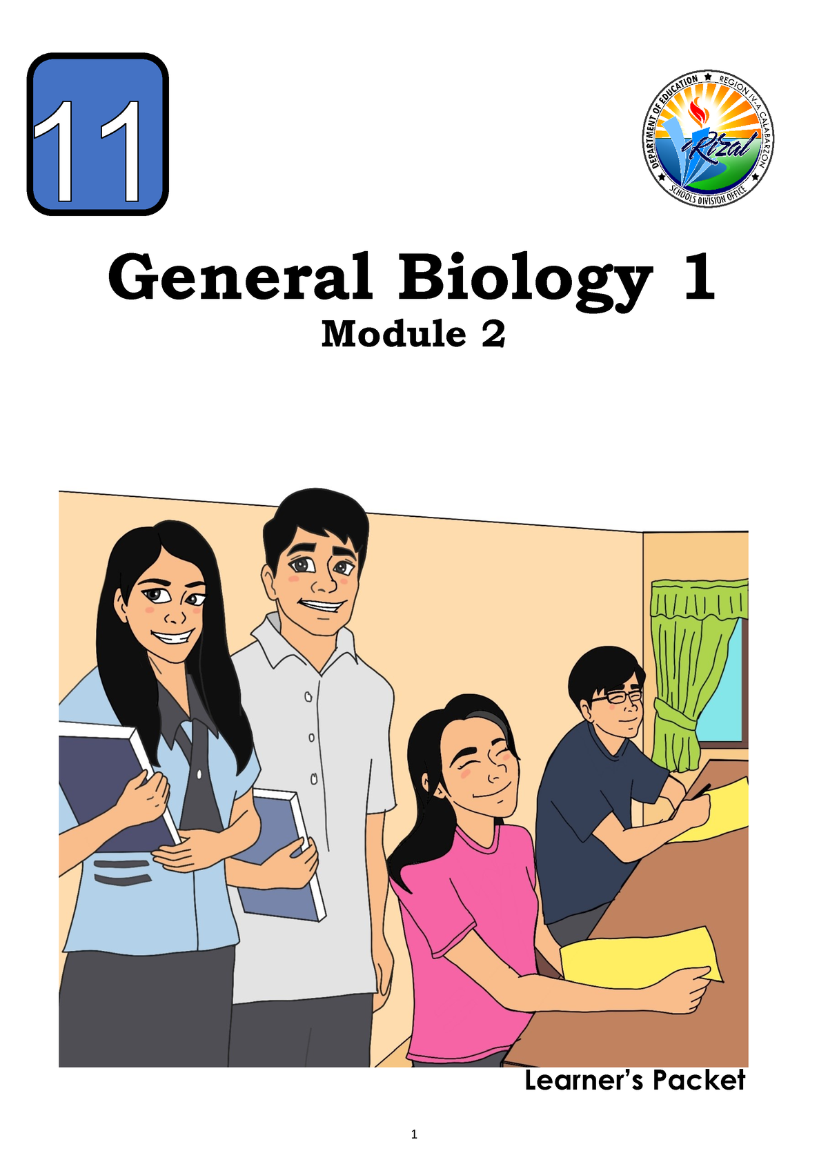 2.General-Biology-1 Module-2 - Learner’s Packet General Biology 1 ...