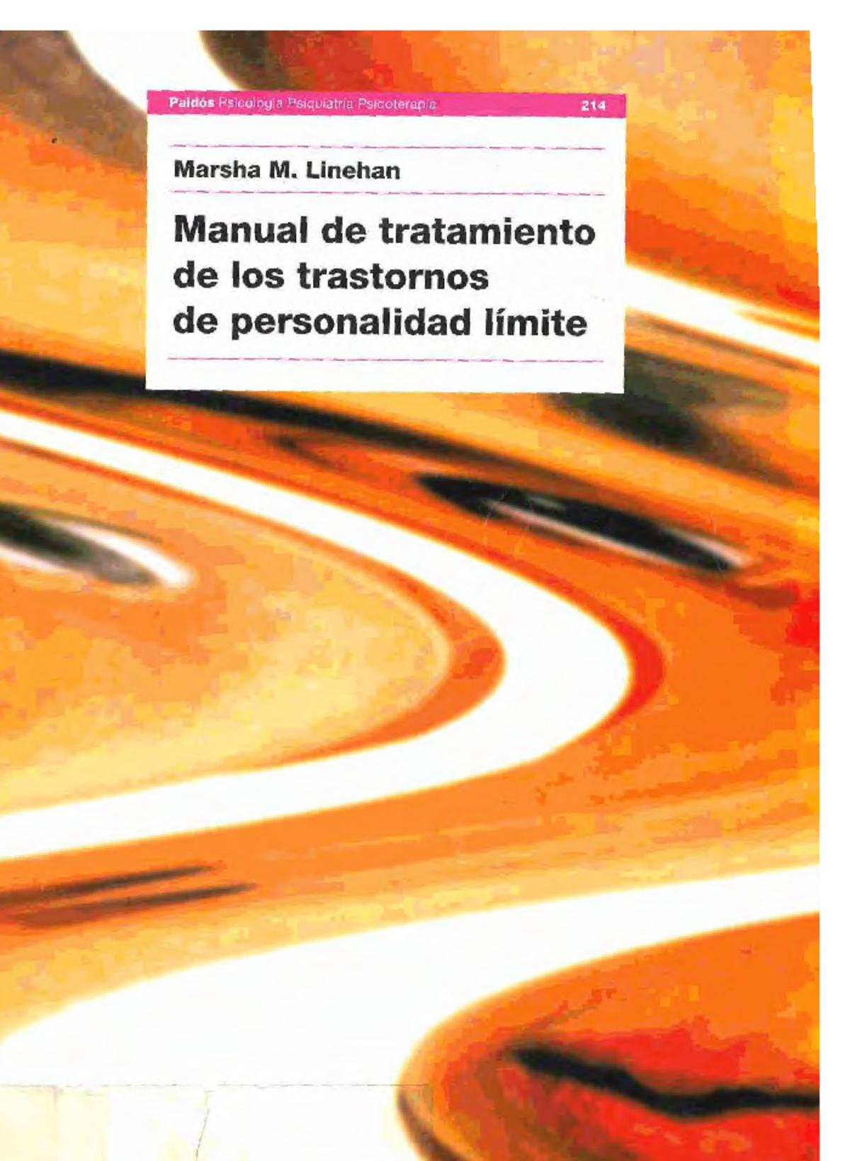 Linehan, Marsha - Manual de tratamiento de los trastornos de ...