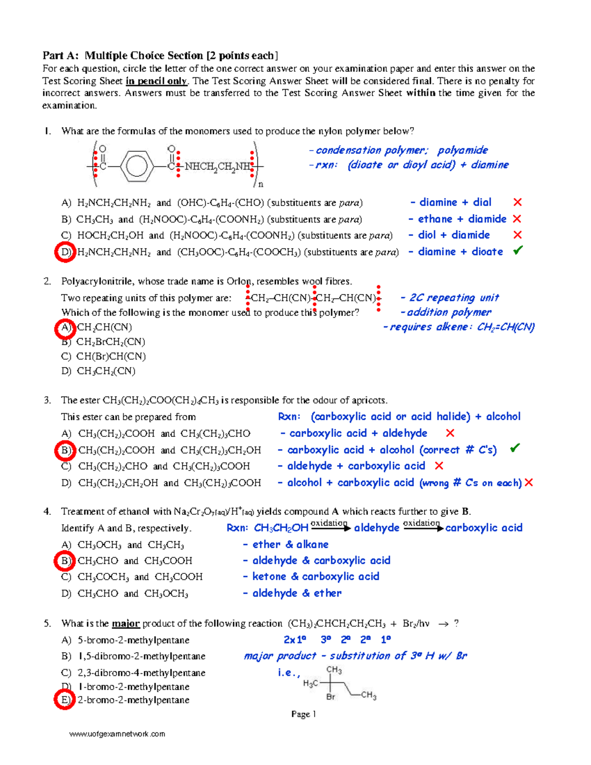 Chem1040 final exal - Studocu