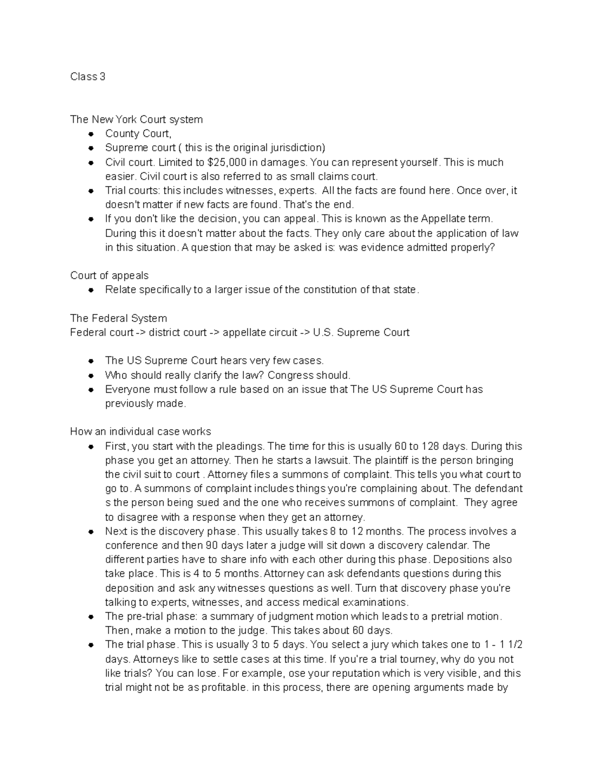 Business law 3 The New York Court System, court of appeals, the