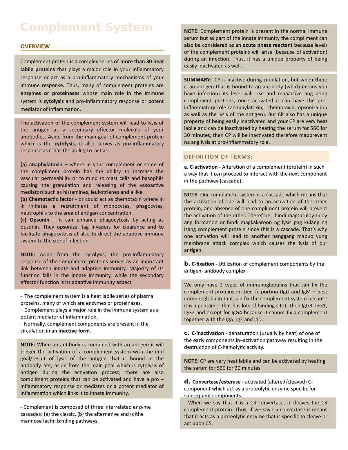 the-complement-complement-system-overview-complement-protein-is-a