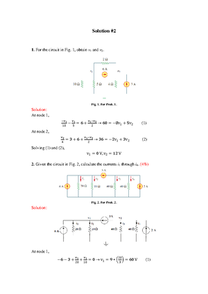 [Solved] 221 The current Ia in the circuit shown in Fig P221 is 2 mA ...