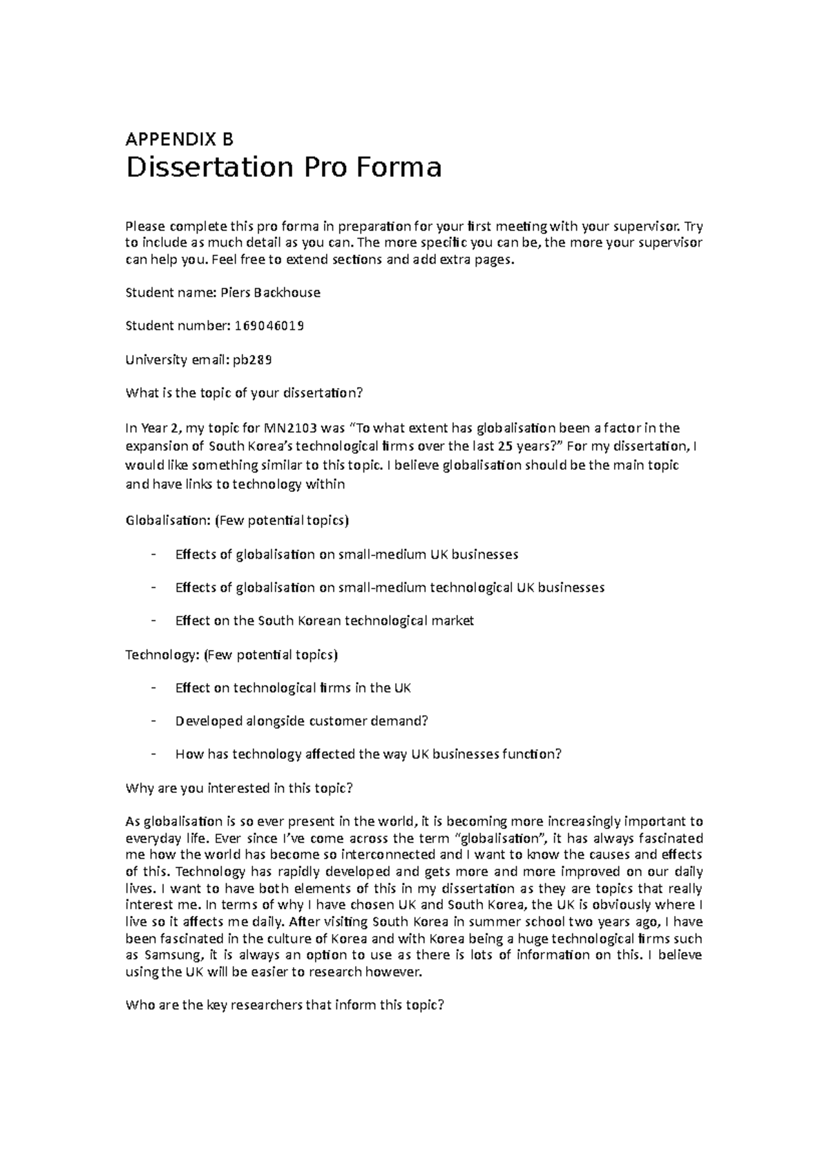 Appendix B - Document - APPENDIX B Dissertation Pro Forma Please ...