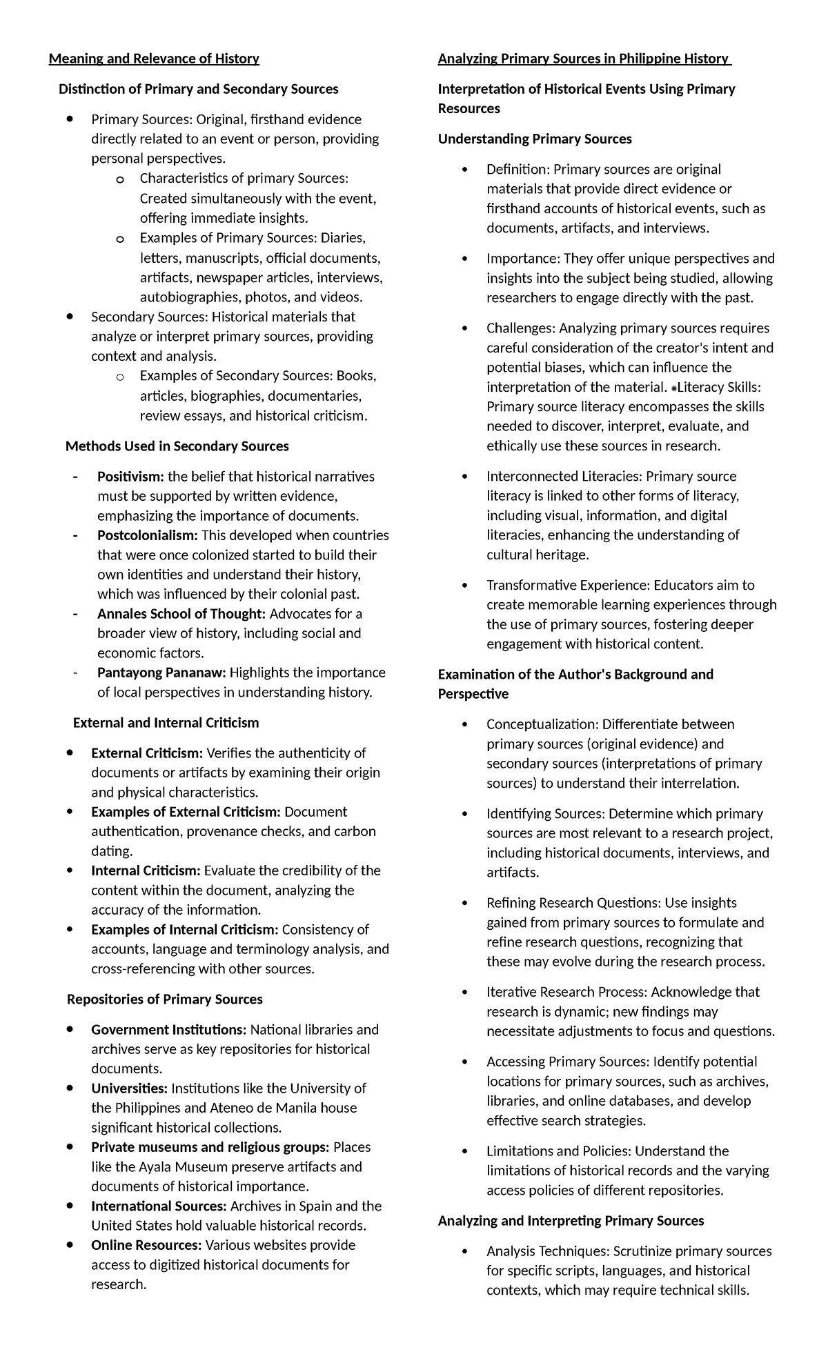 RIPH- Reviewer - Meaning and Relevance of History Distinction of ...