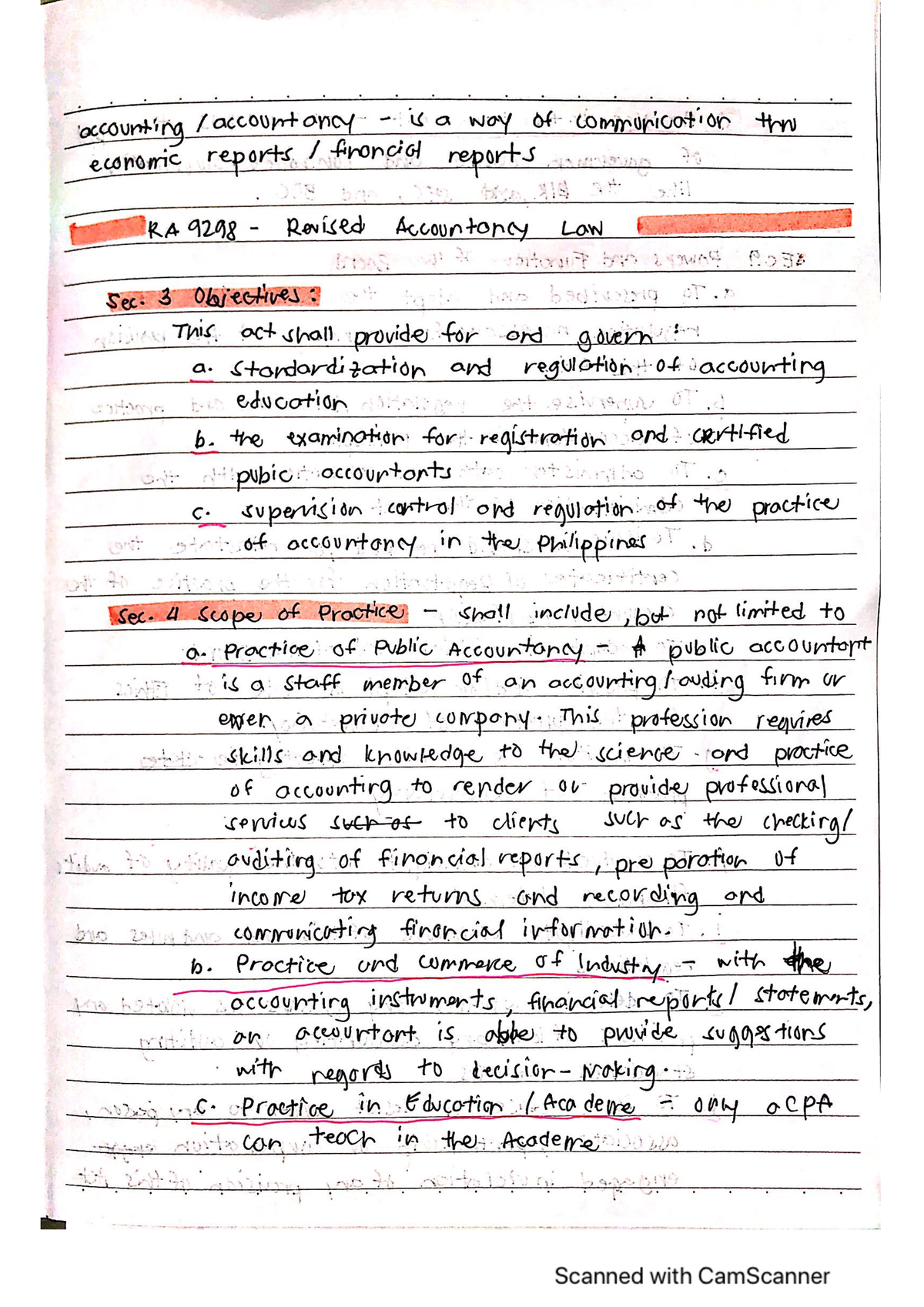 CFAS Maristela - assignment - Accountancy - Studocu